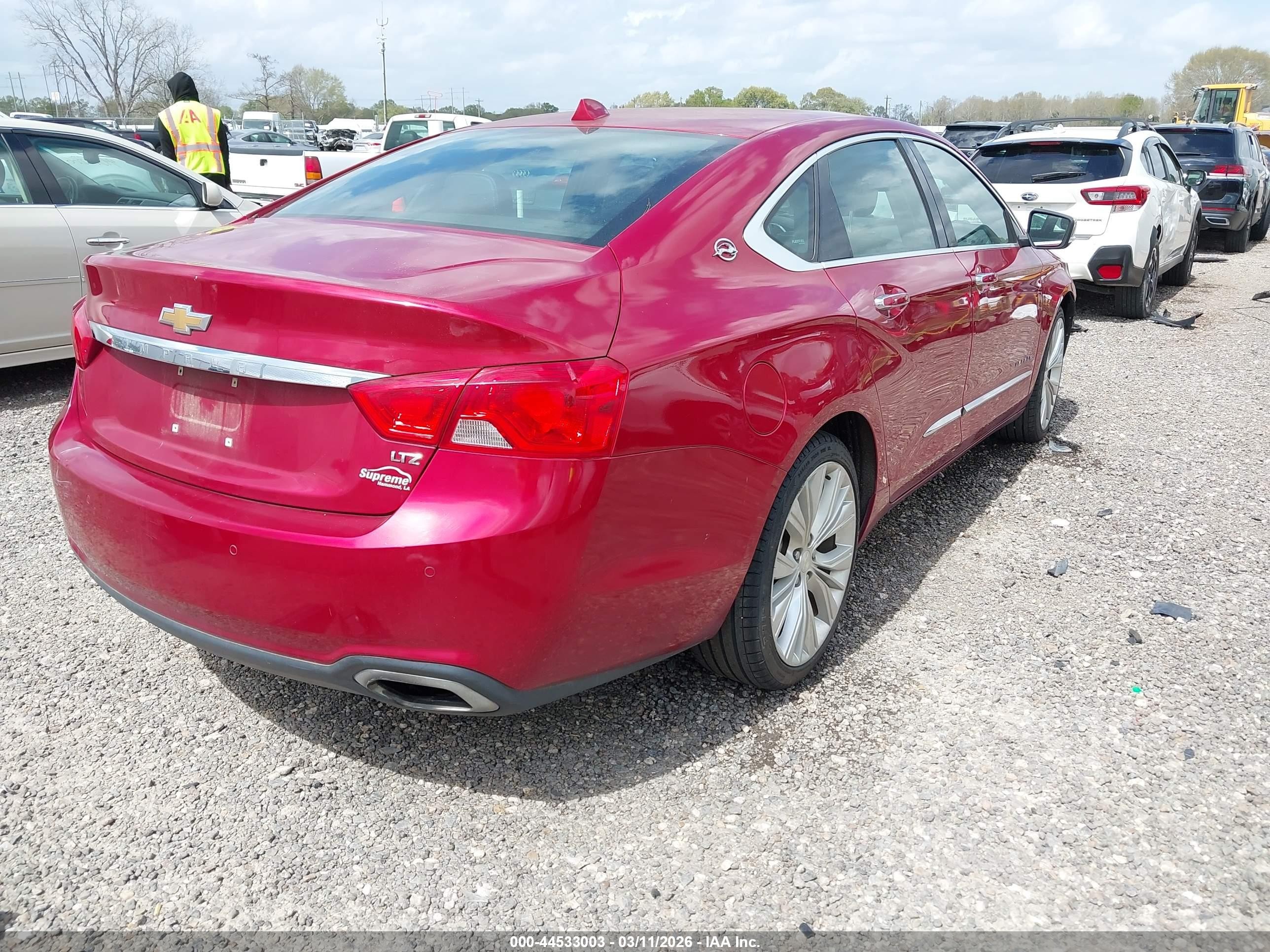 2014 Chevrolet Impala 2lz Red vin: 1G1155S3XEU133657