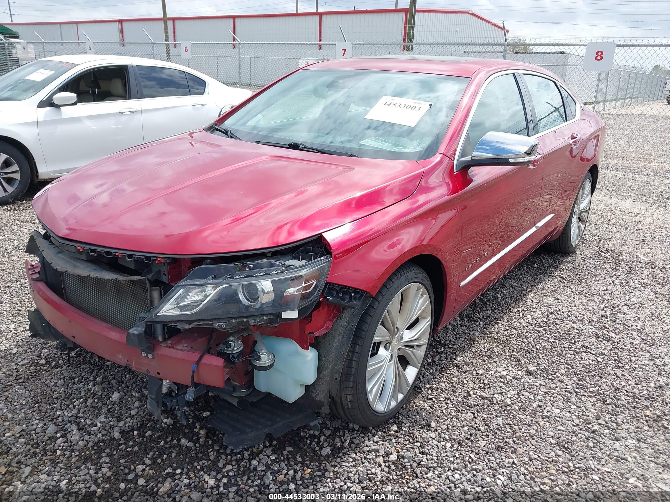 2014 Chevrolet Impala 2lz Red vin: 1G1155S3XEU133657