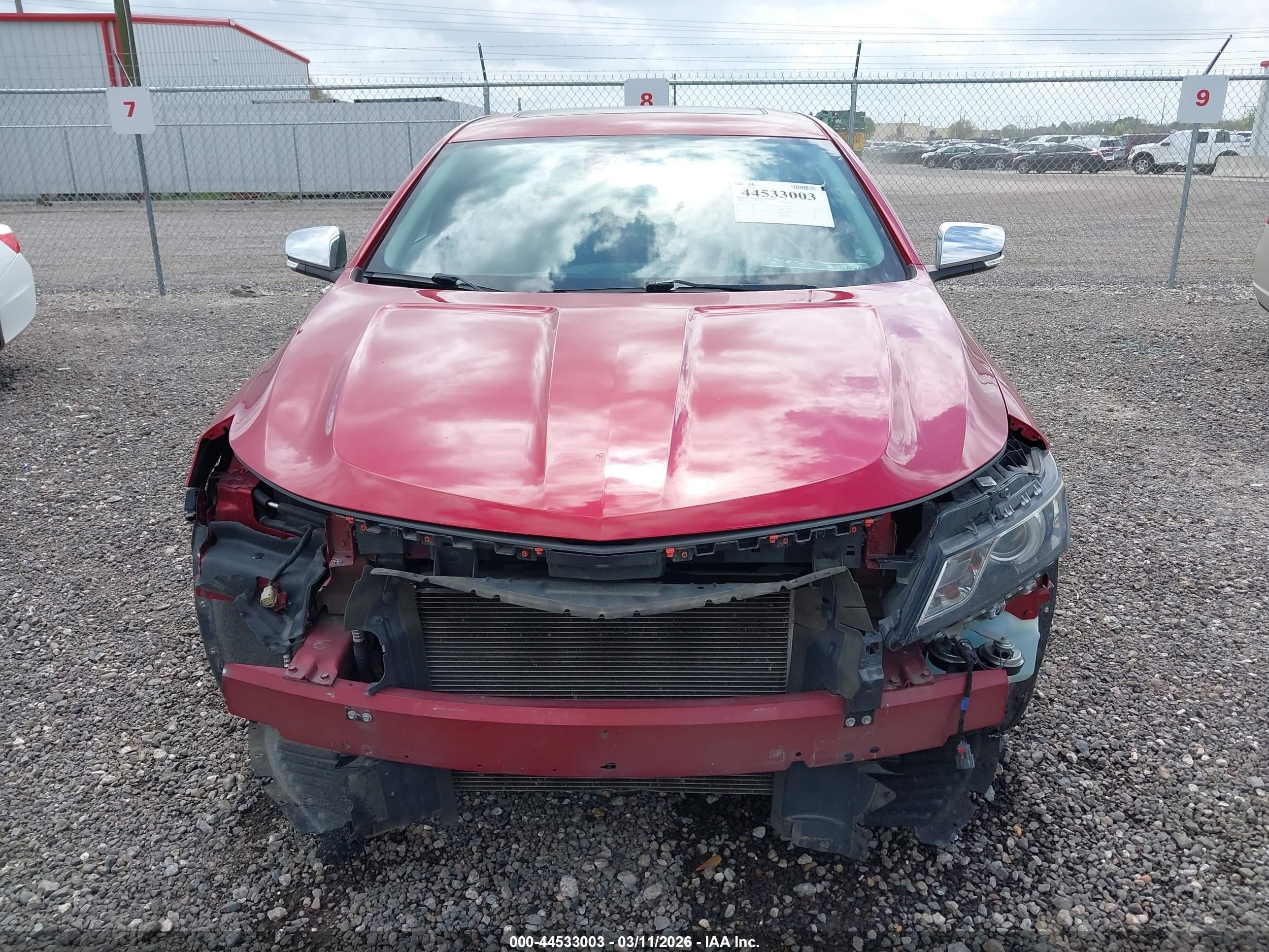 2014 Chevrolet Impala 2lz Red vin: 1G1155S3XEU133657