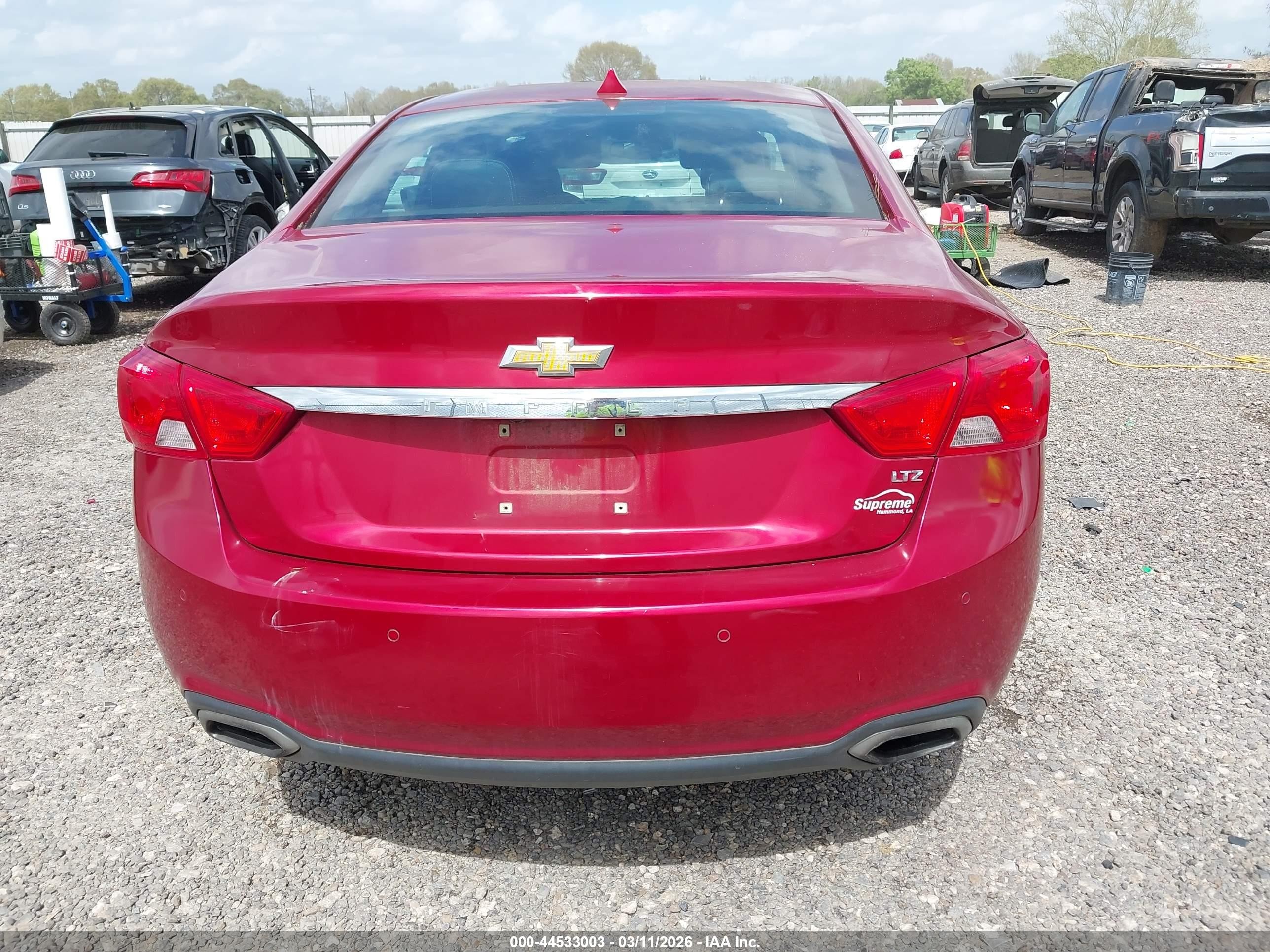 2014 Chevrolet Impala 2lz Red vin: 1G1155S3XEU133657