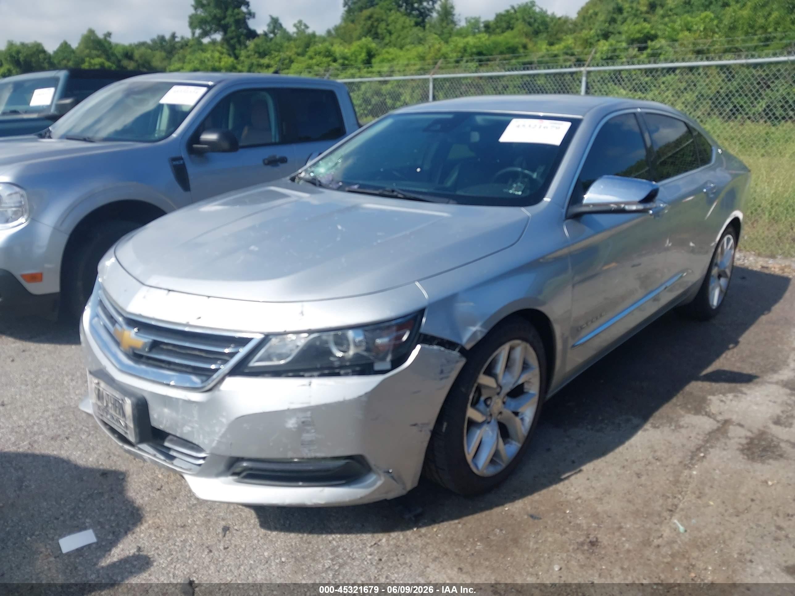2015 Chevrolet Impala 1lz Silver vin: 1G1155SL2FU114859