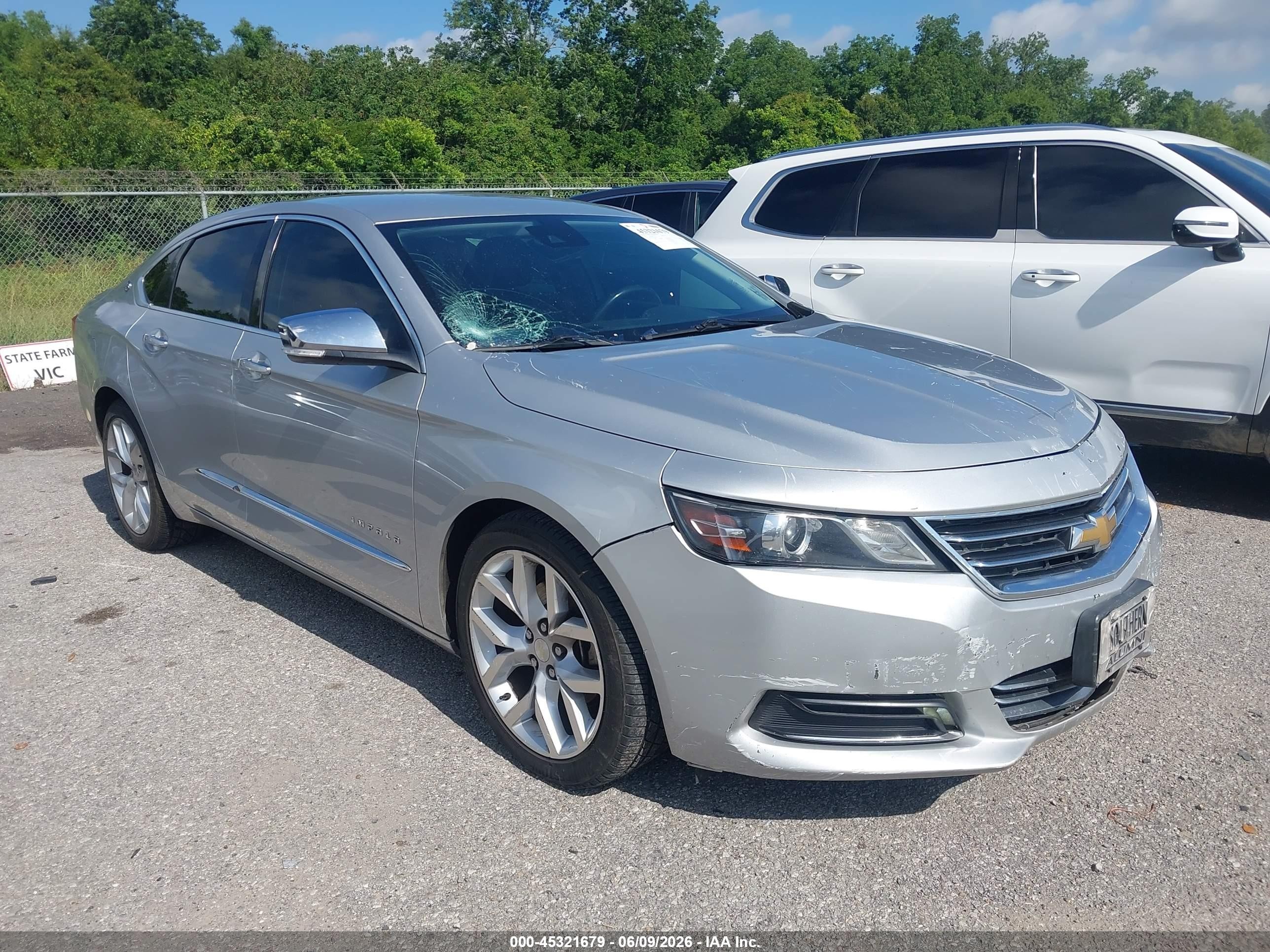 2015 Chevrolet Impala 1lz Silver vin: 1G1155SL2FU114859