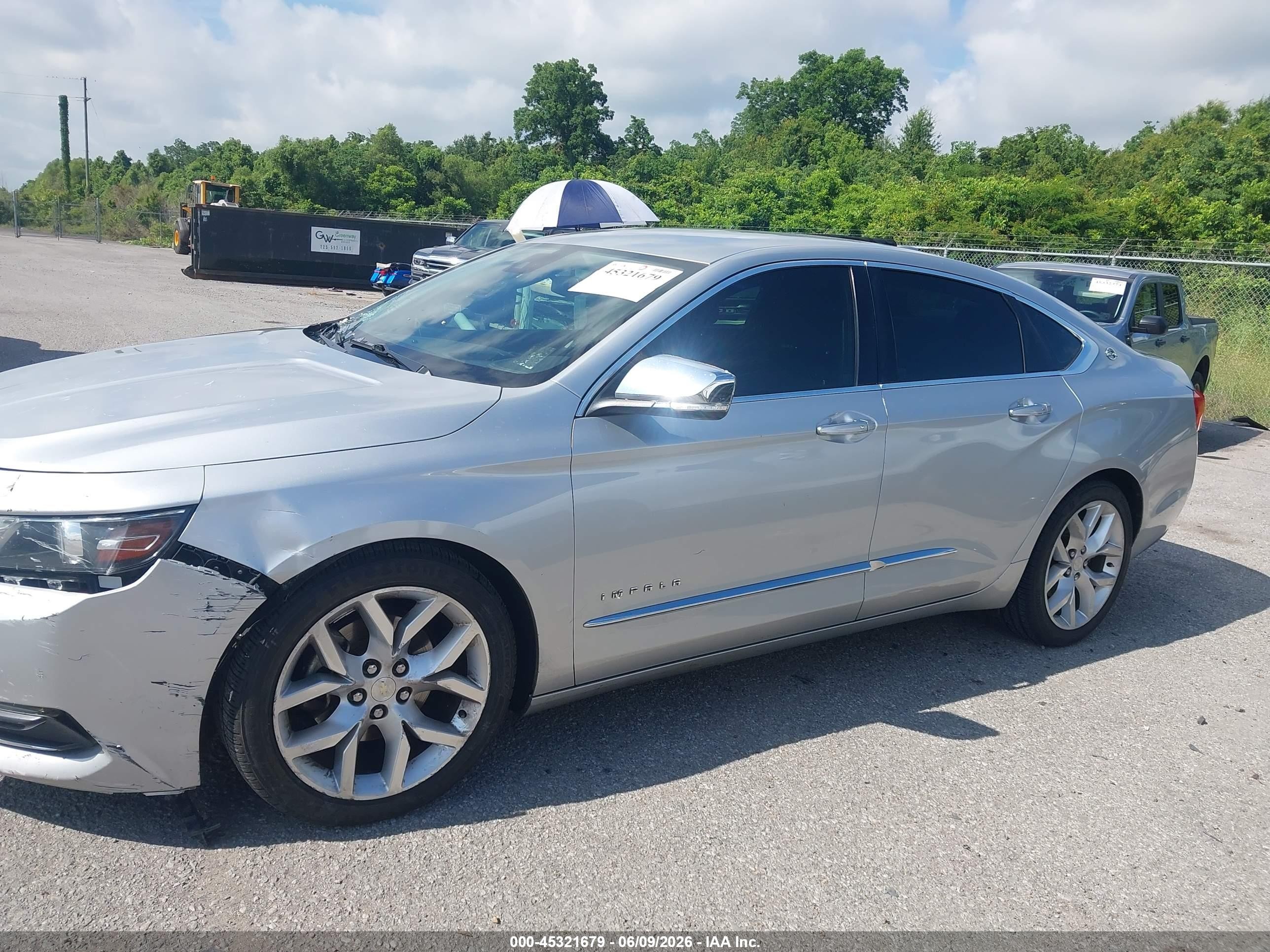 2015 Chevrolet Impala 1lz Silver vin: 1G1155SL2FU114859