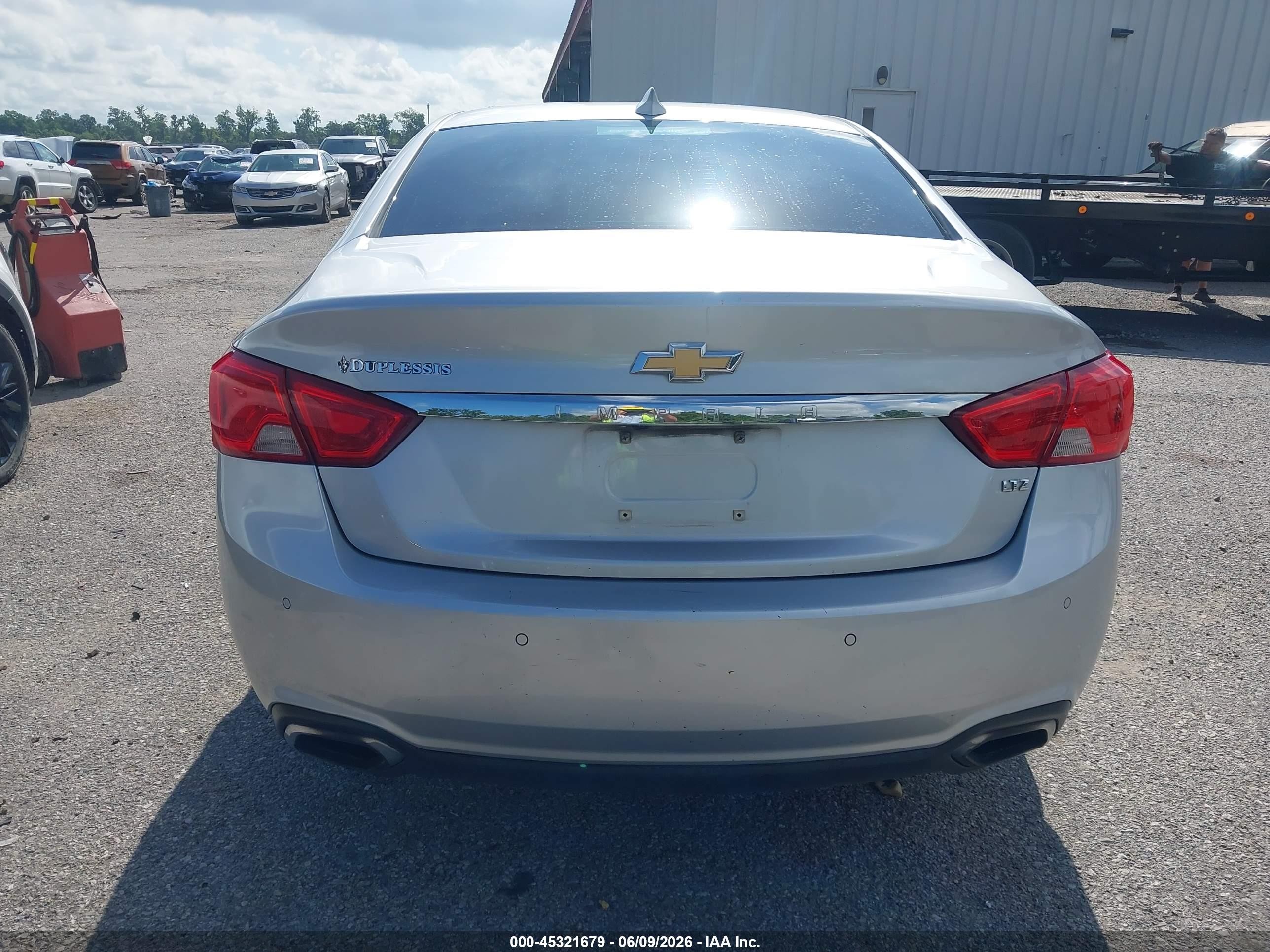 2015 Chevrolet Impala 1lz Silver vin: 1G1155SL2FU114859