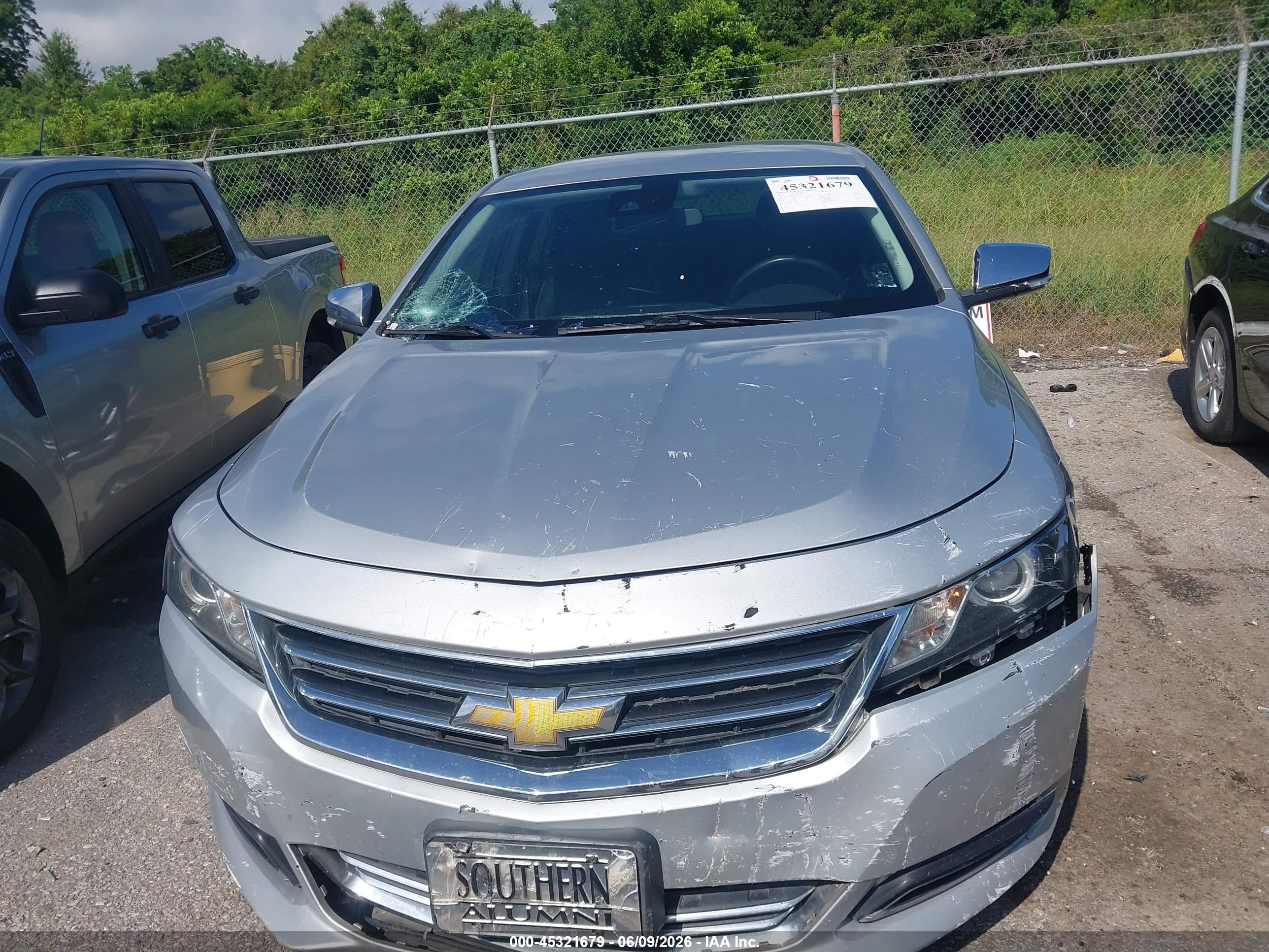 2015 Chevrolet Impala 1lz Silver vin: 1G1155SL2FU114859