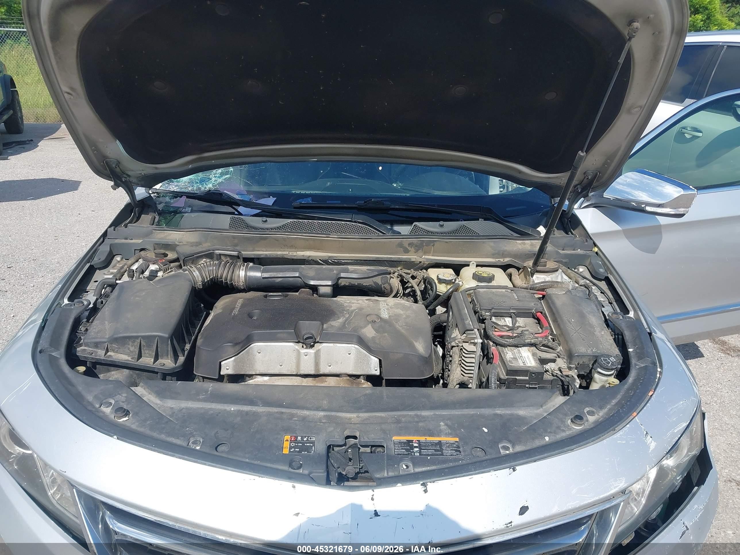 2015 Chevrolet Impala 1lz Silver vin: 1G1155SL2FU114859