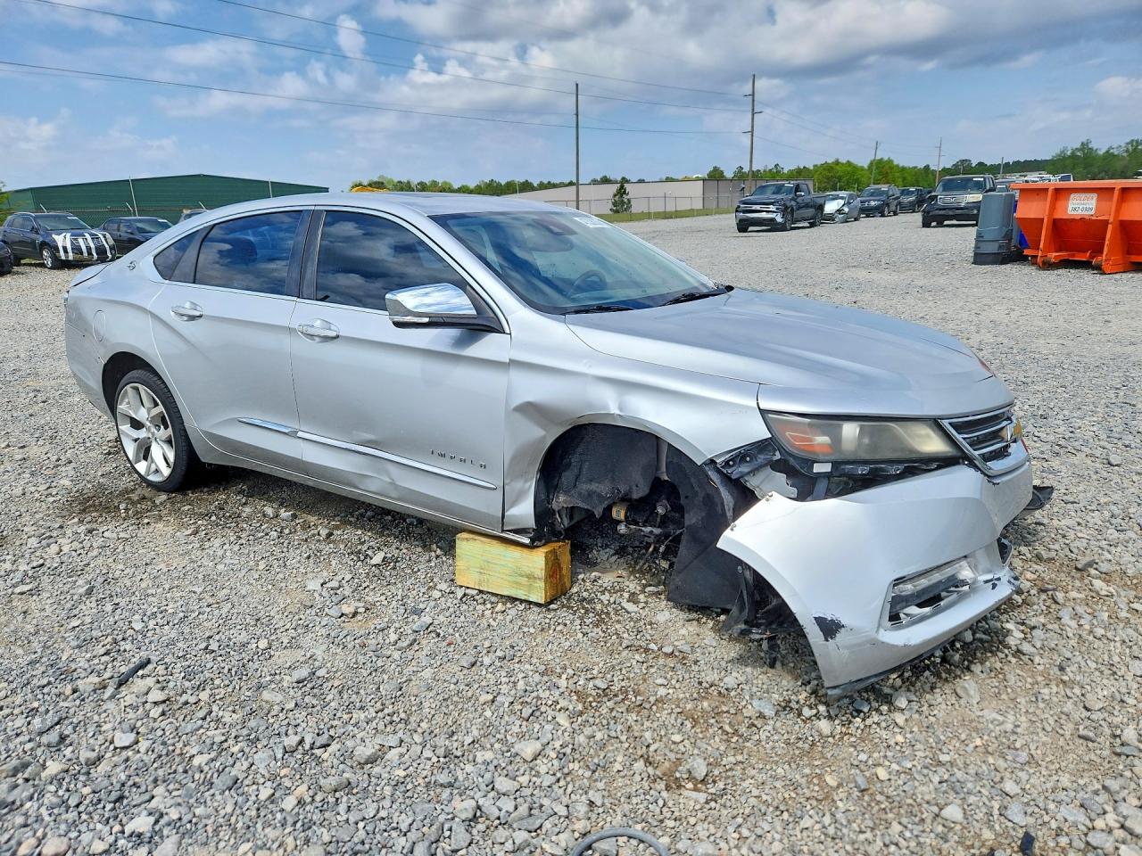 2015 Chevrolet Impala Ltz Silver vin: 1G1155SL3FU101957