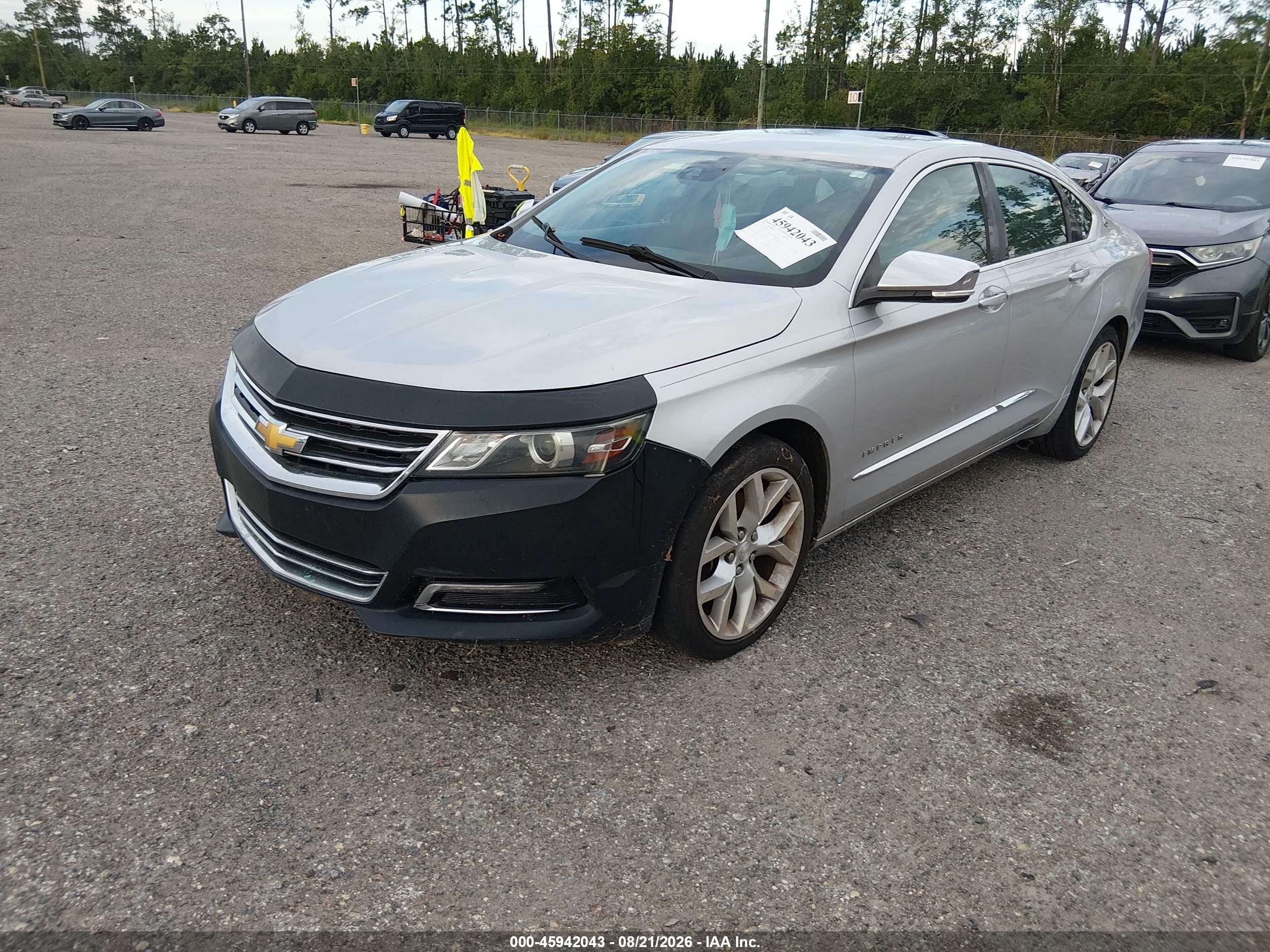 2015 Chevrolet Impala 1lz Серебряный vin: 1G1155SL5FU114600