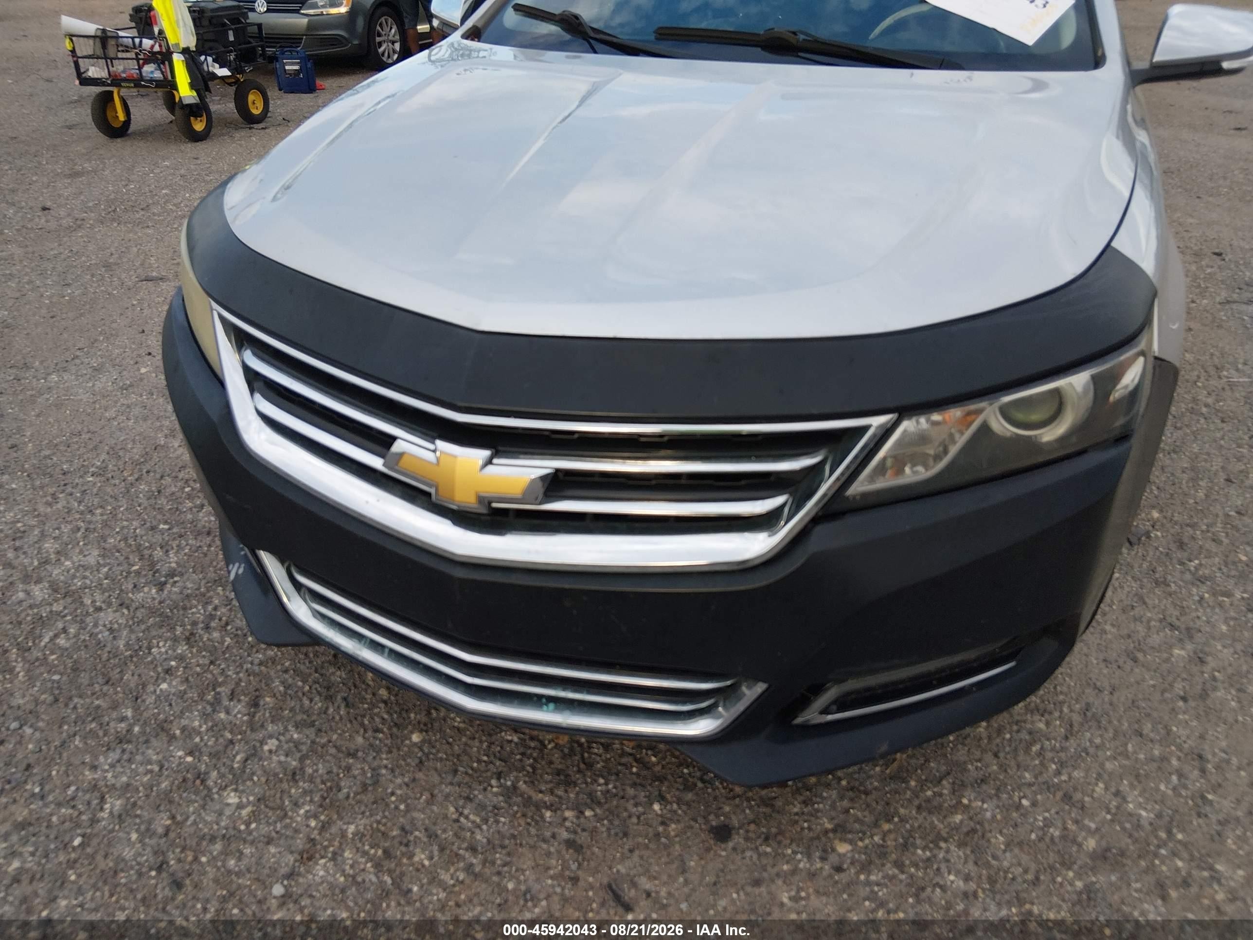 2015 Chevrolet Impala 1lz Серебряный vin: 1G1155SL5FU114600