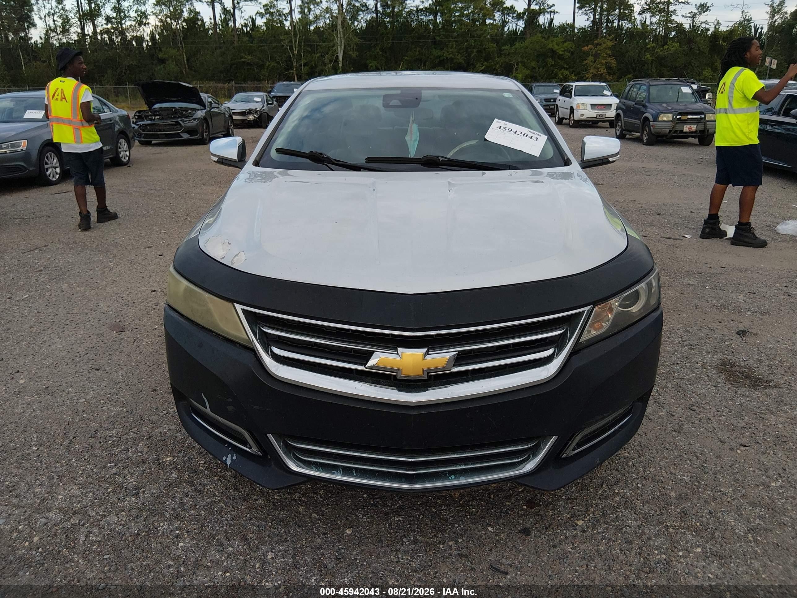 2015 Chevrolet Impala 1lz Серебряный vin: 1G1155SL5FU114600