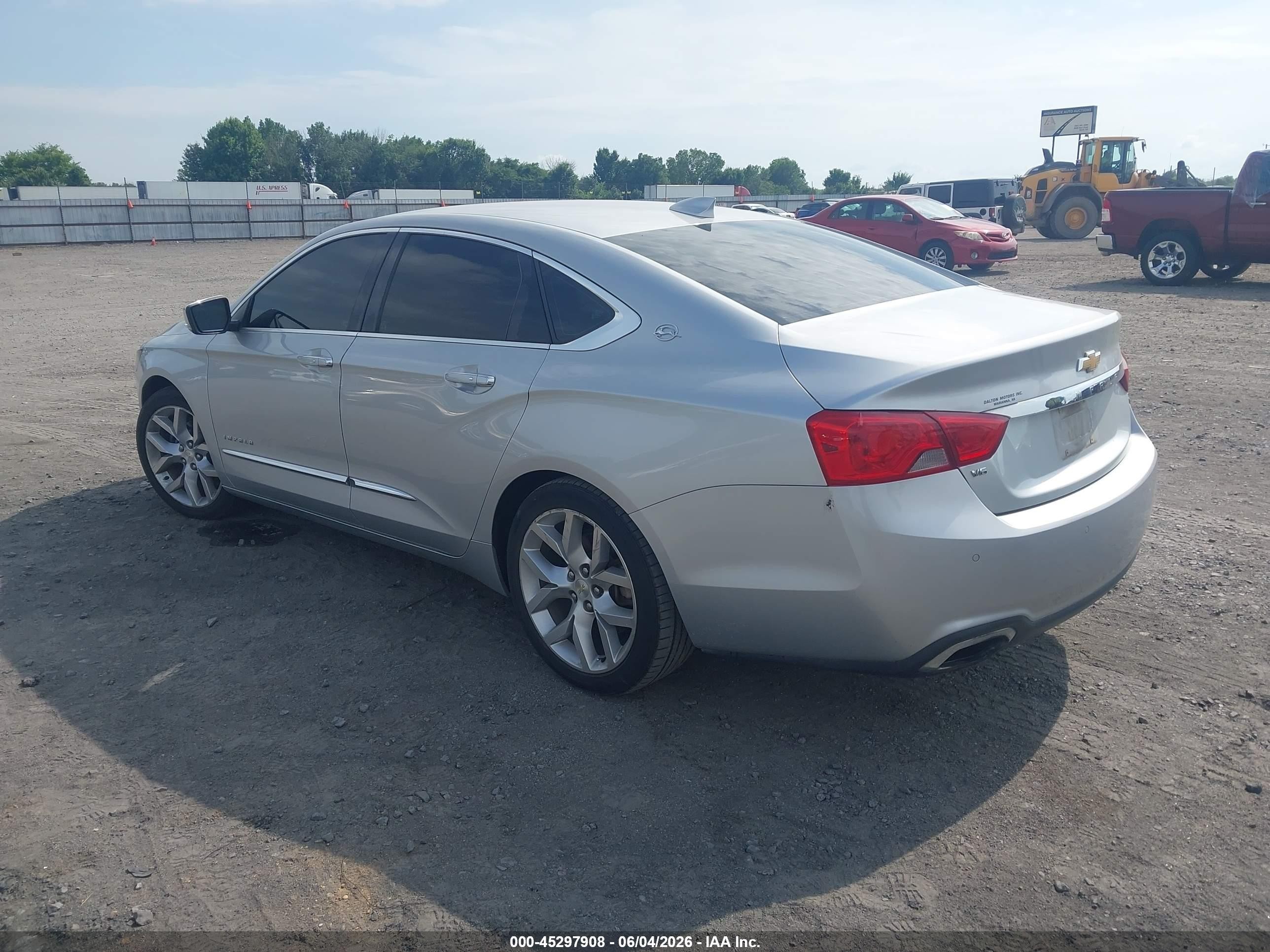2015 Chevrolet Impala 1lz Silver vin: 1G1155SL6FU113388