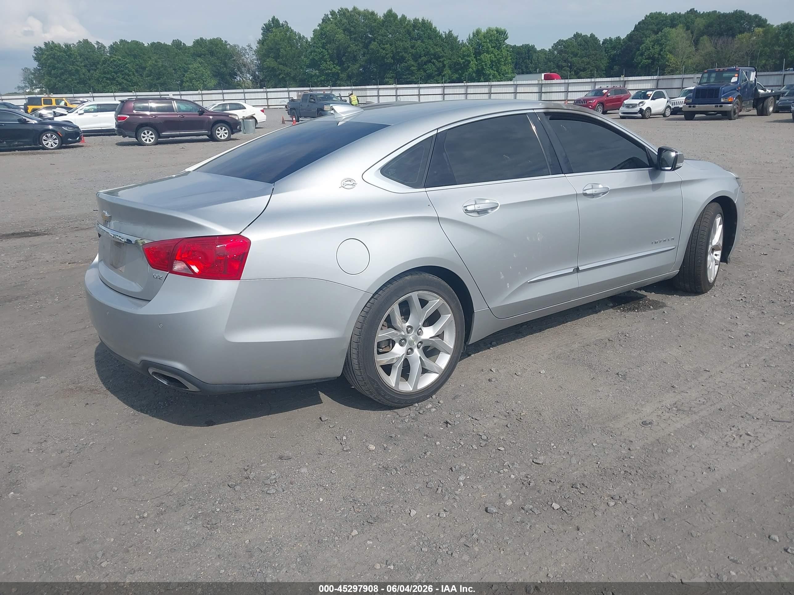 2015 Chevrolet Impala 1lz Silver vin: 1G1155SL6FU113388