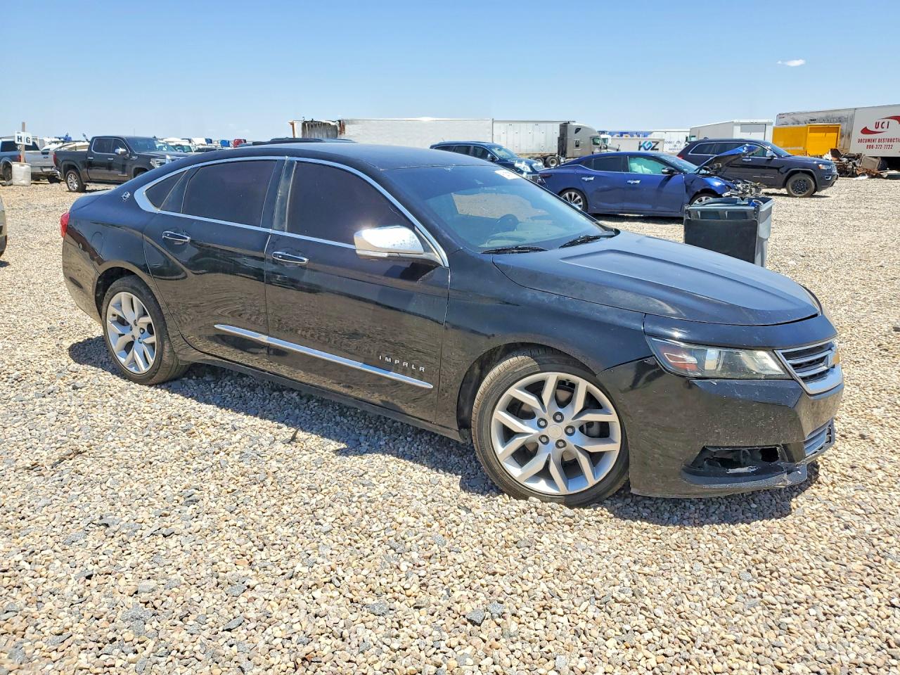 2015 Chevrolet Impala Ltz Black vin: 1G1165S32FU110890