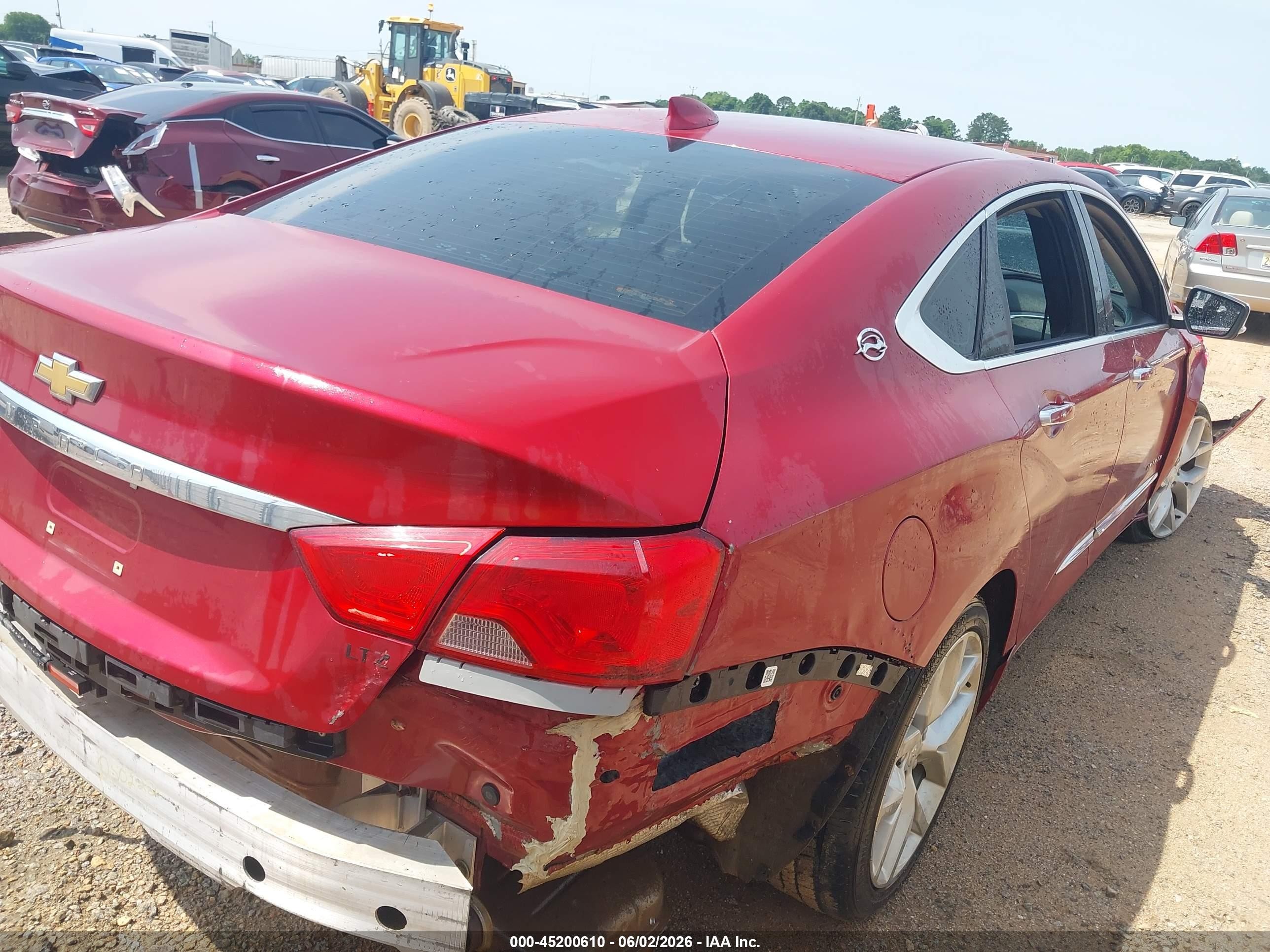 2015 Chevrolet Impala 2lz Burgundy vin: 1G1165S32FU114499