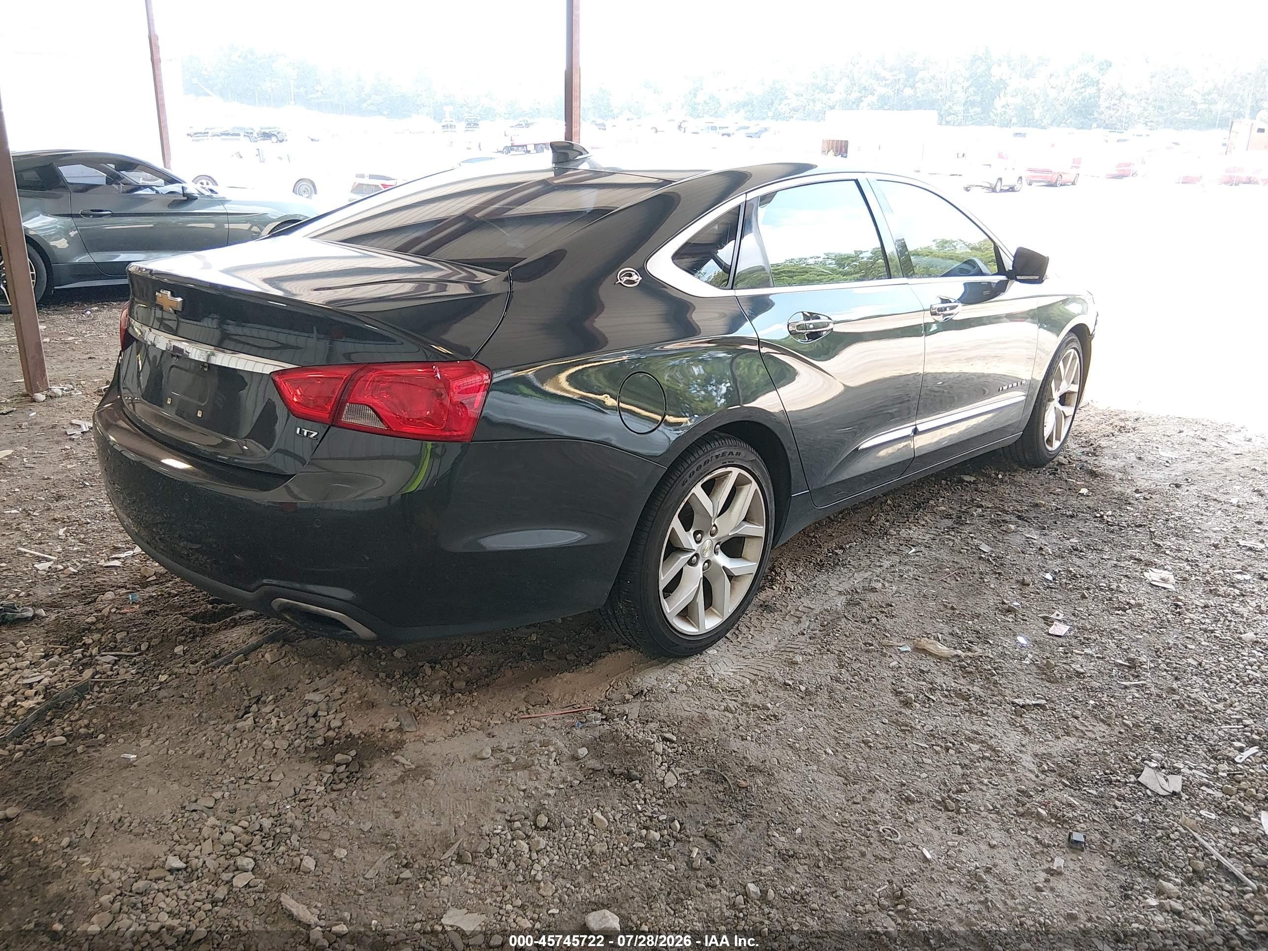 2015 Chevrolet Impala 2lz Gray vin: 1G1165S32FU128063