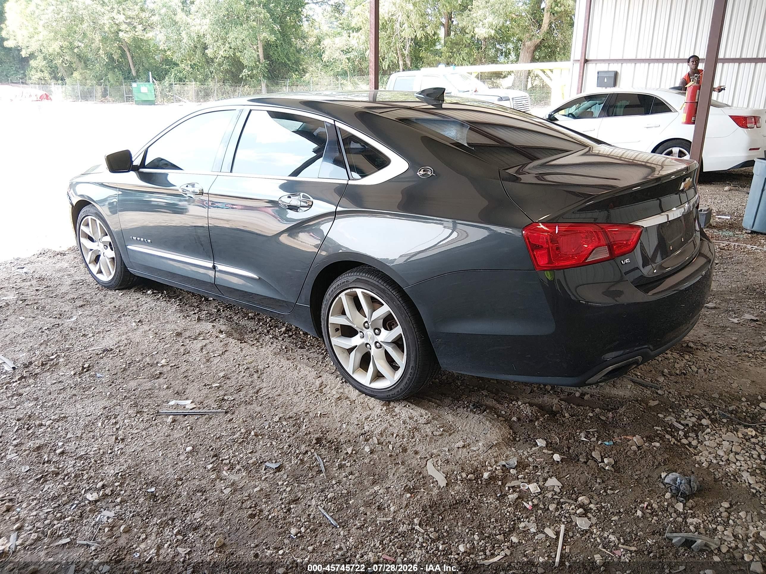 2015 Chevrolet Impala 2lz Gray vin: 1G1165S32FU128063