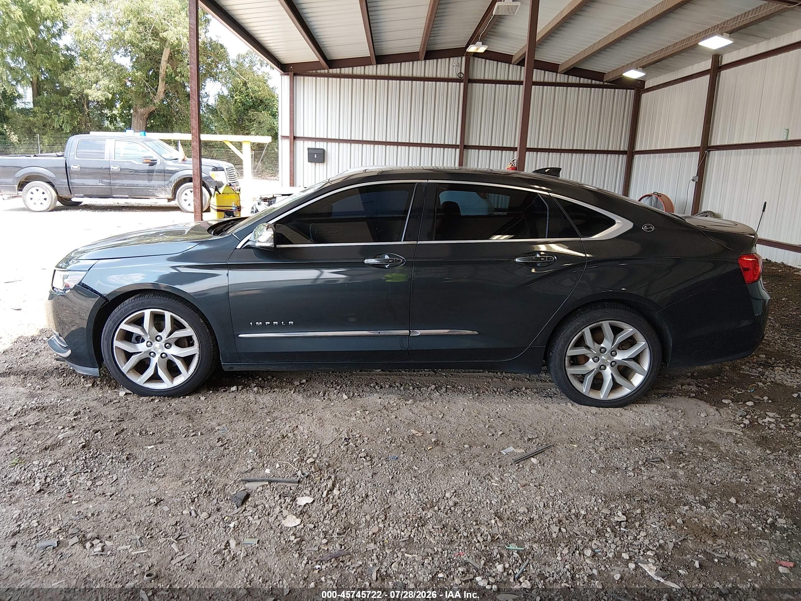 2015 Chevrolet Impala 2lz Gray vin: 1G1165S32FU128063