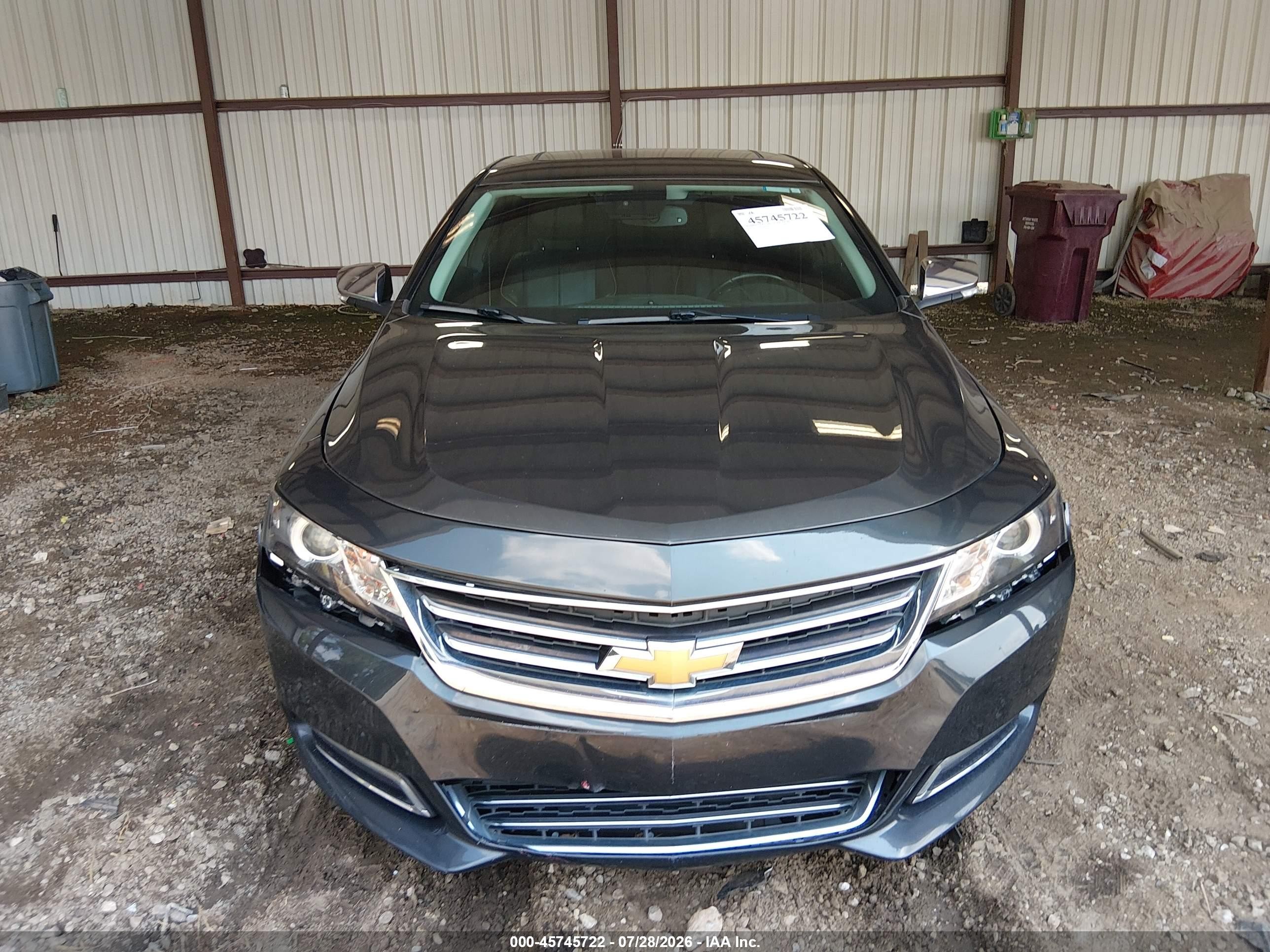 2015 Chevrolet Impala 2lz Gray vin: 1G1165S32FU128063