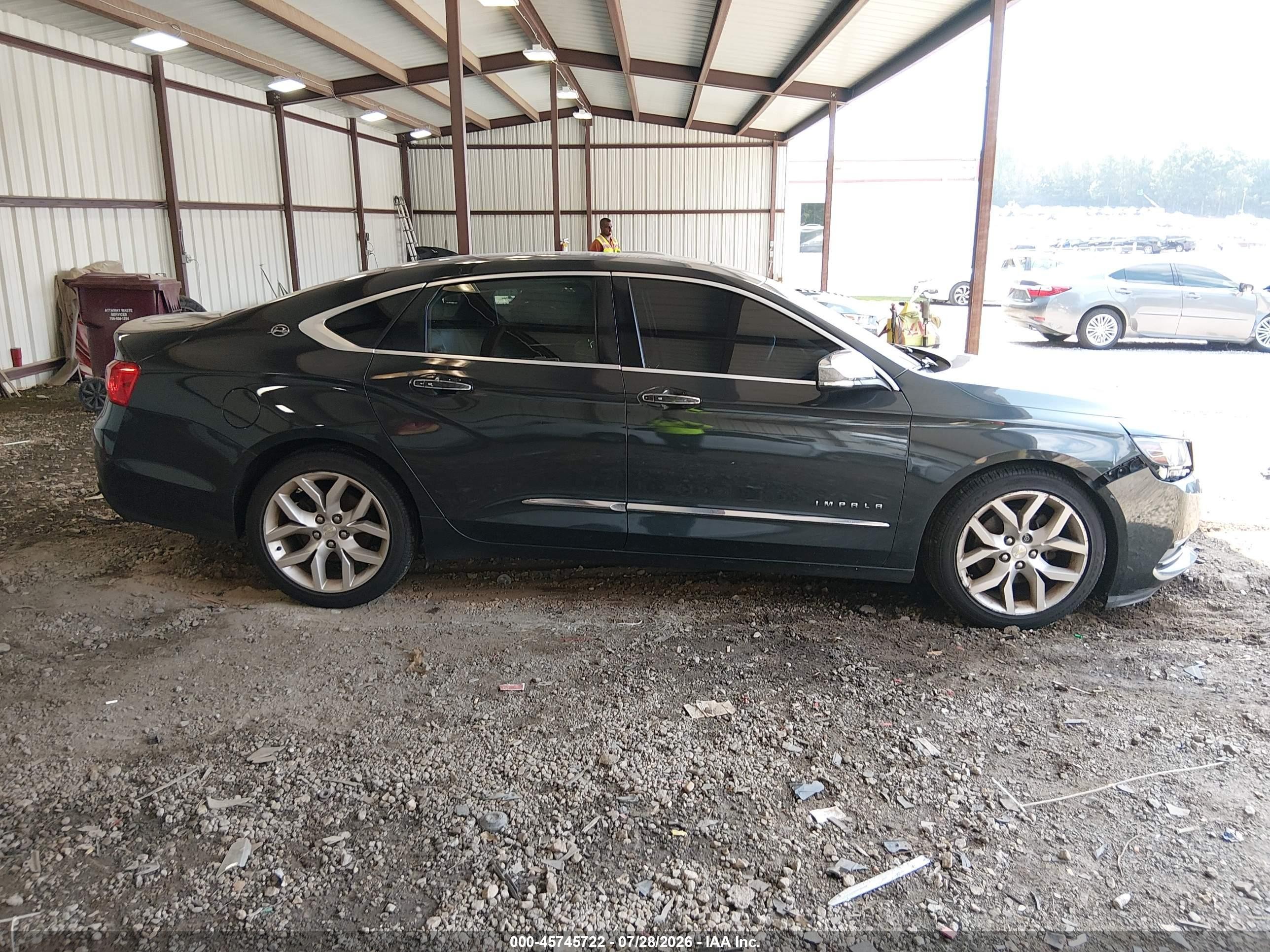 2015 Chevrolet Impala 2lz Gray vin: 1G1165S32FU128063
