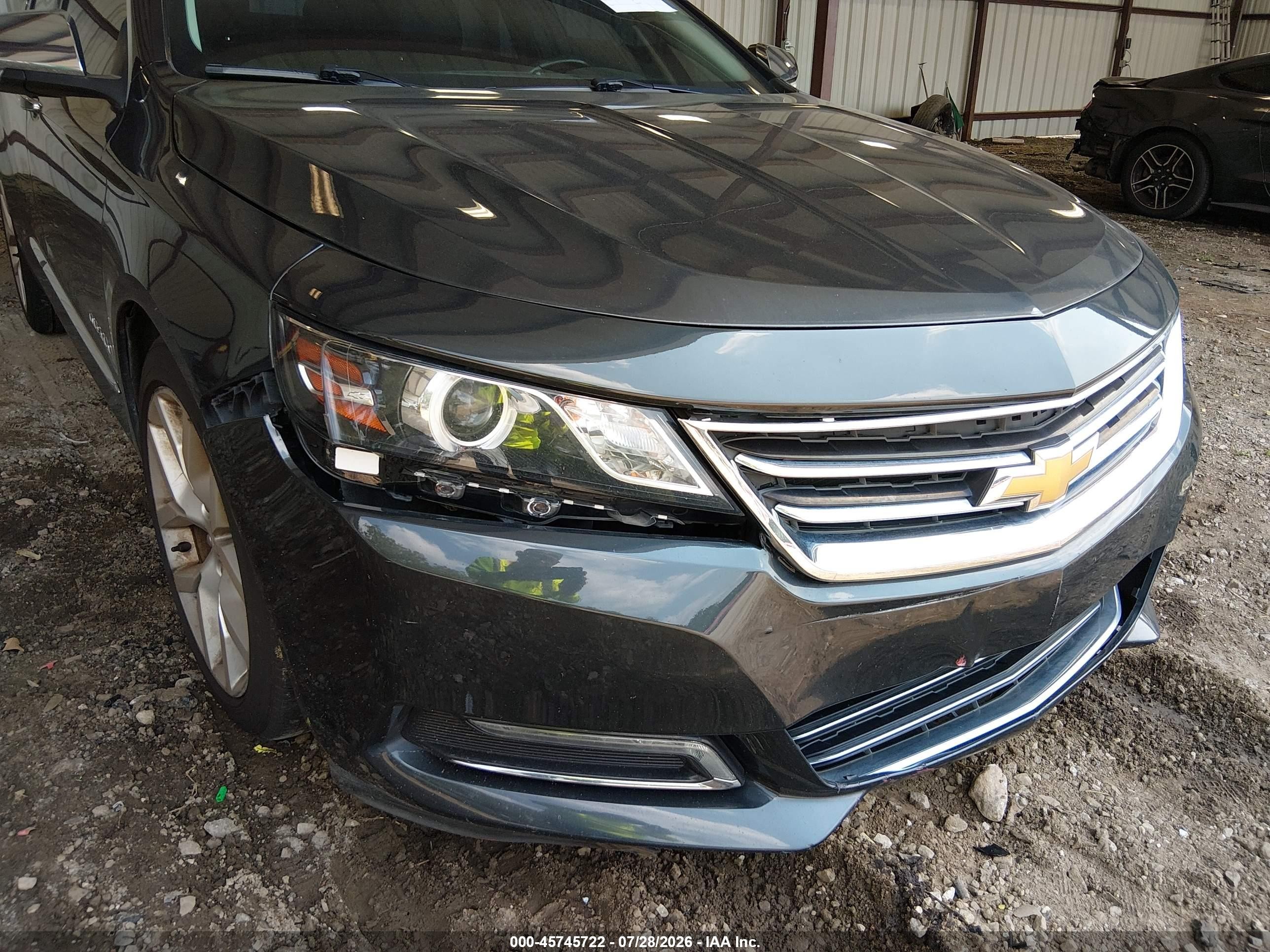 2015 Chevrolet Impala 2lz Gray vin: 1G1165S32FU128063