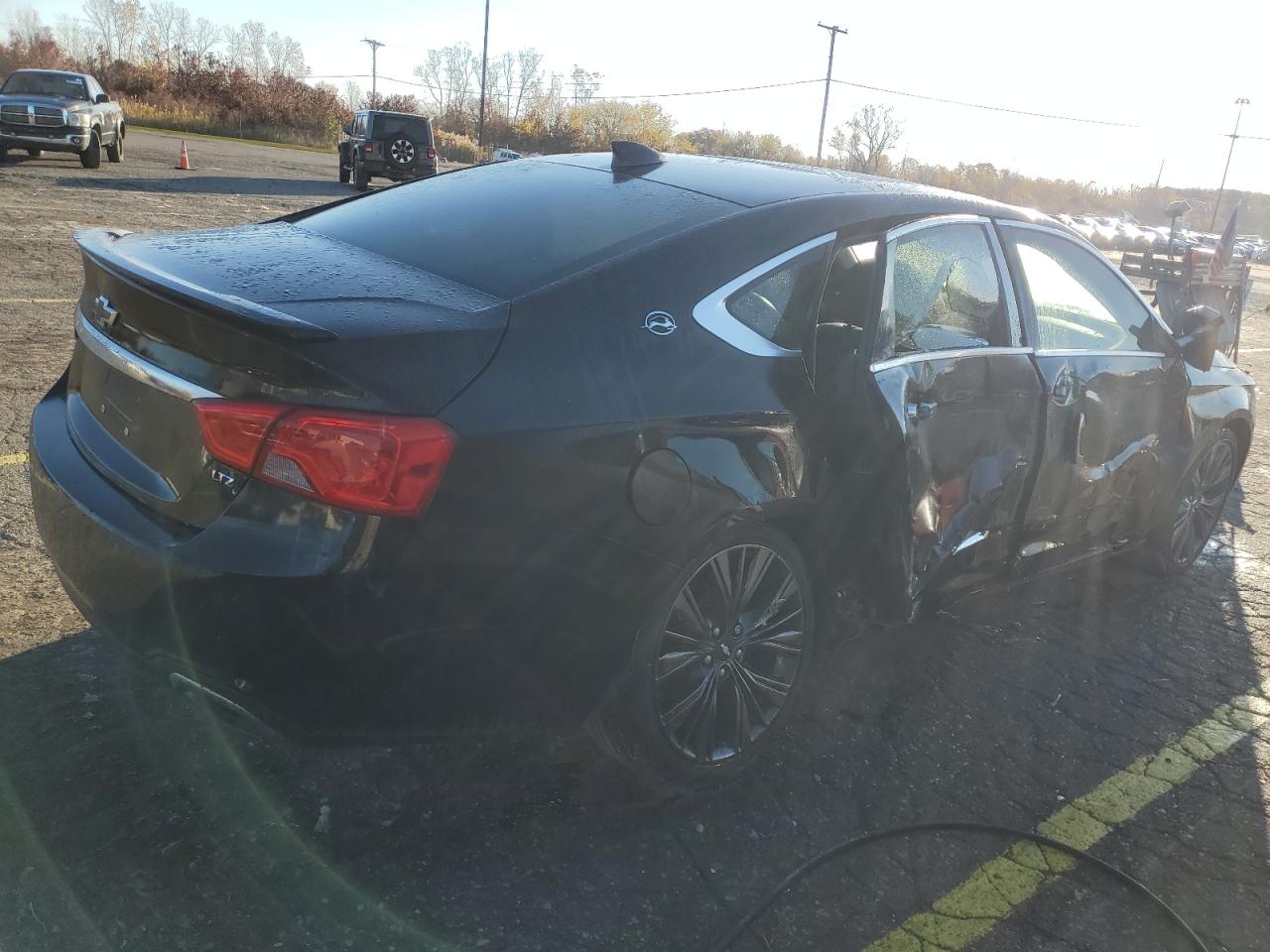 2015 Chevrolet Impala Ltz Black vin: 1G1165S33FU123373