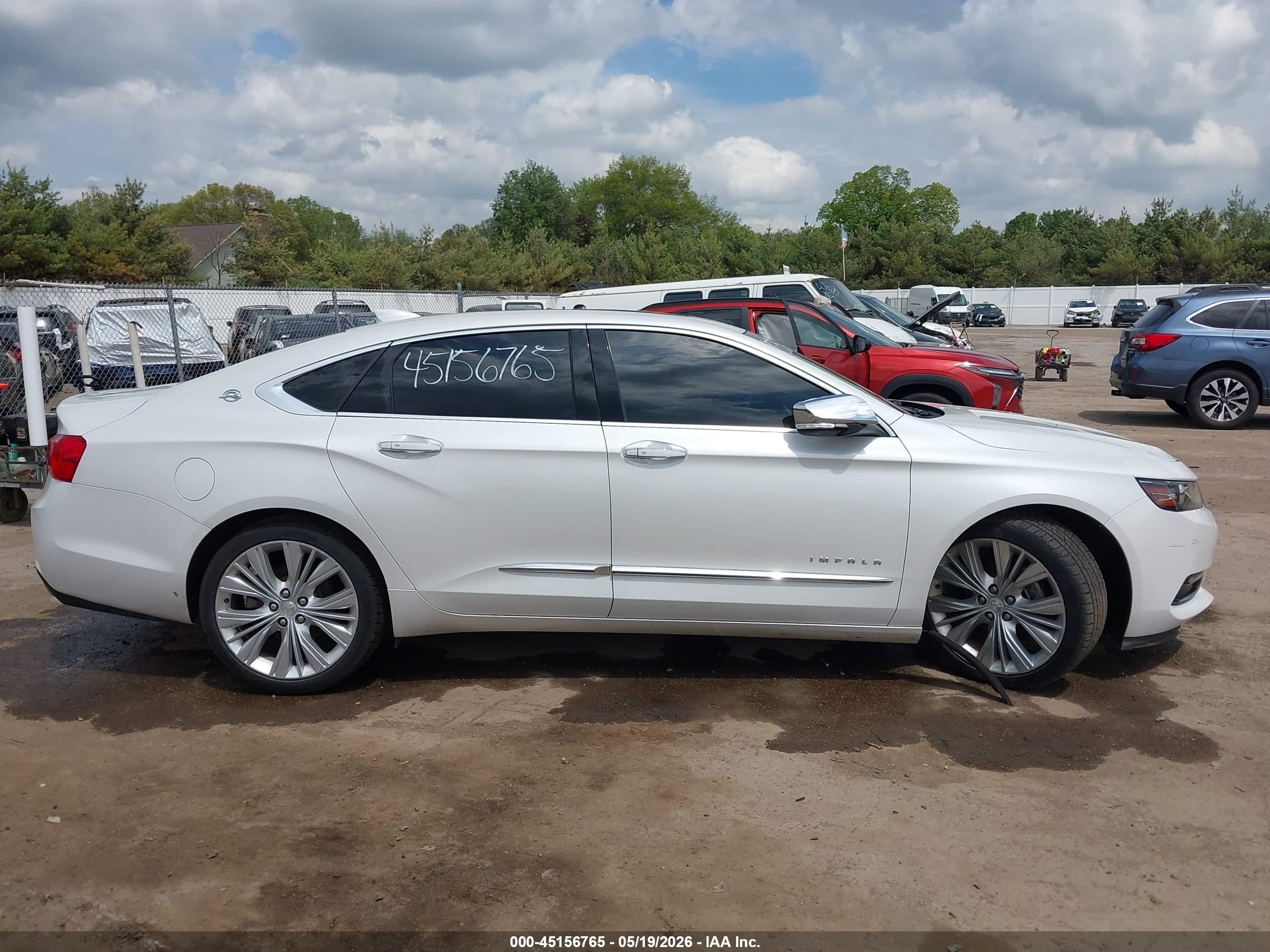 2015 Chevrolet Impala 2lz White vin: 1G1165S34FU125200