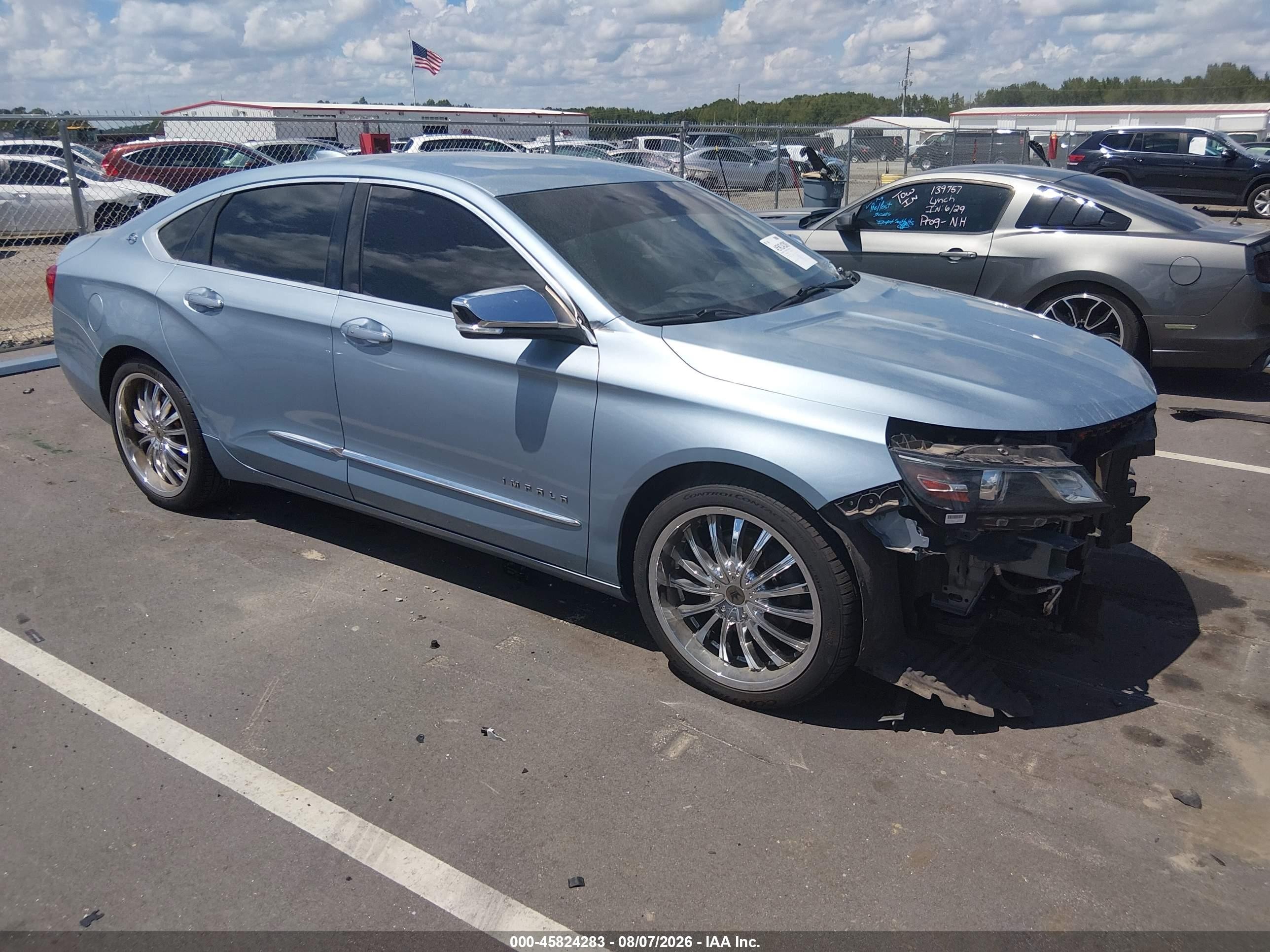 2015 Chevrolet Impala 2lz Blue vin: 1G1165S34FU138819