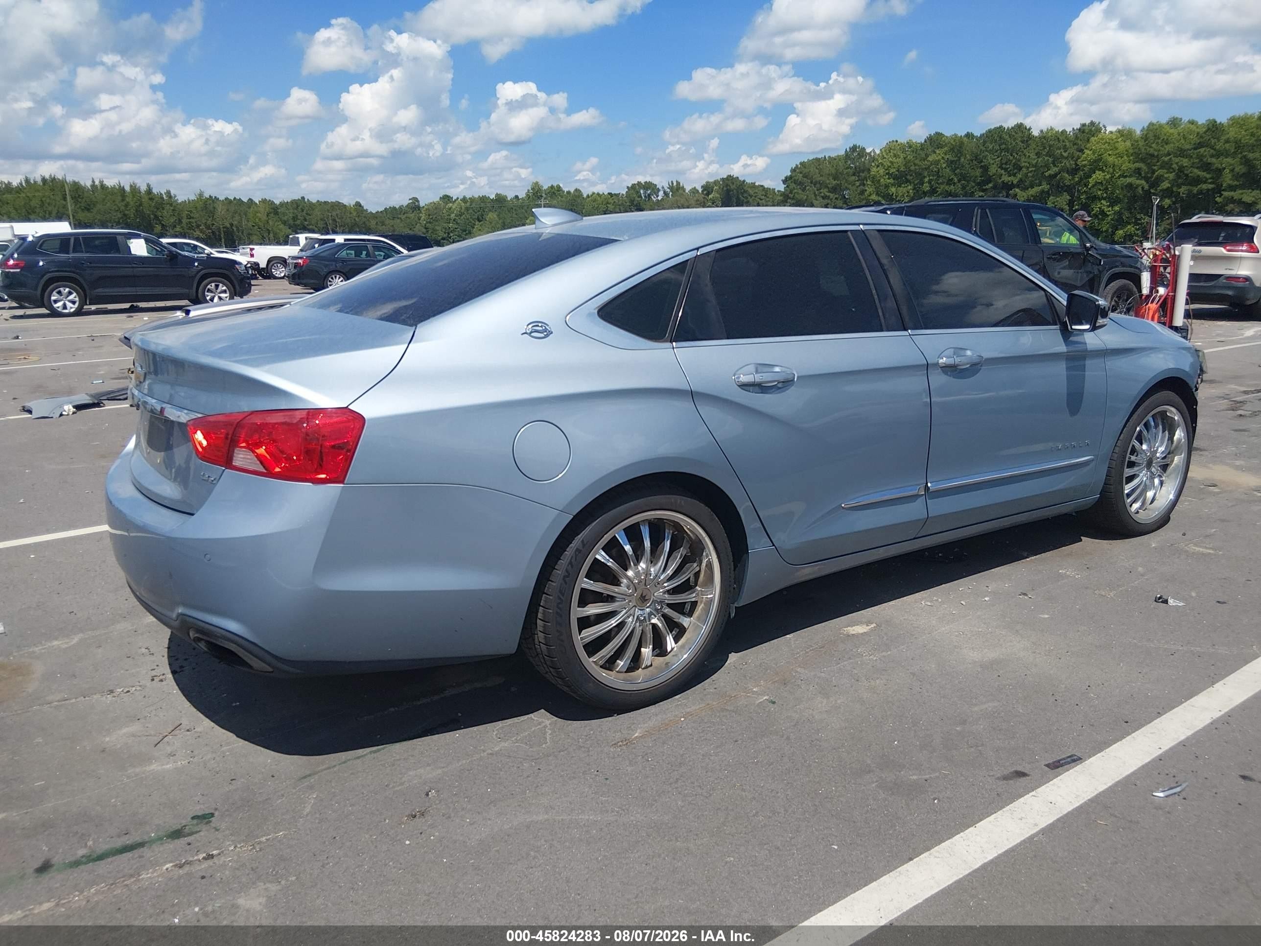 2015 Chevrolet Impala 2lz Blue vin: 1G1165S34FU138819