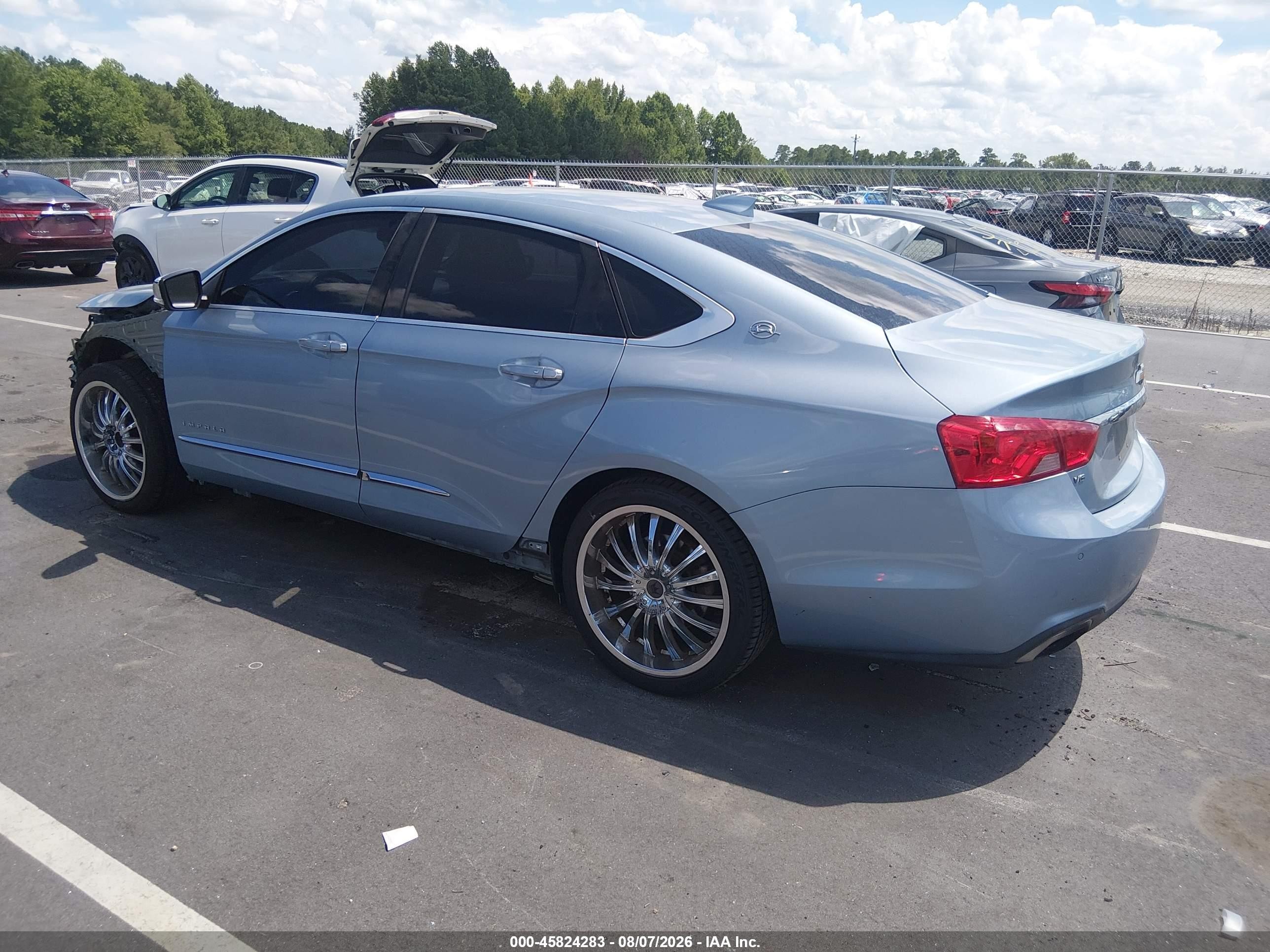 2015 Chevrolet Impala 2lz Blue vin: 1G1165S34FU138819