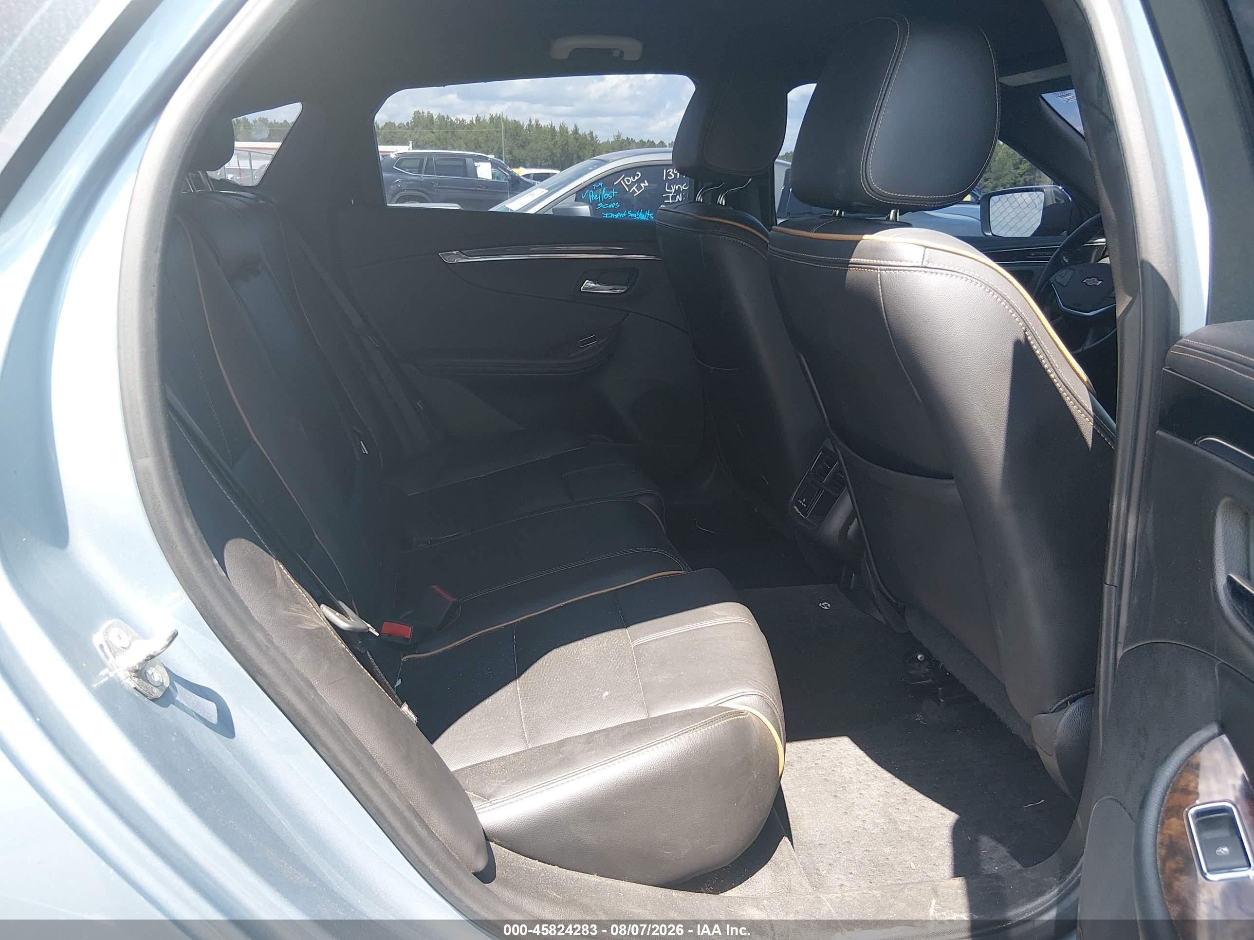 2015 Chevrolet Impala 2lz Blue vin: 1G1165S34FU138819