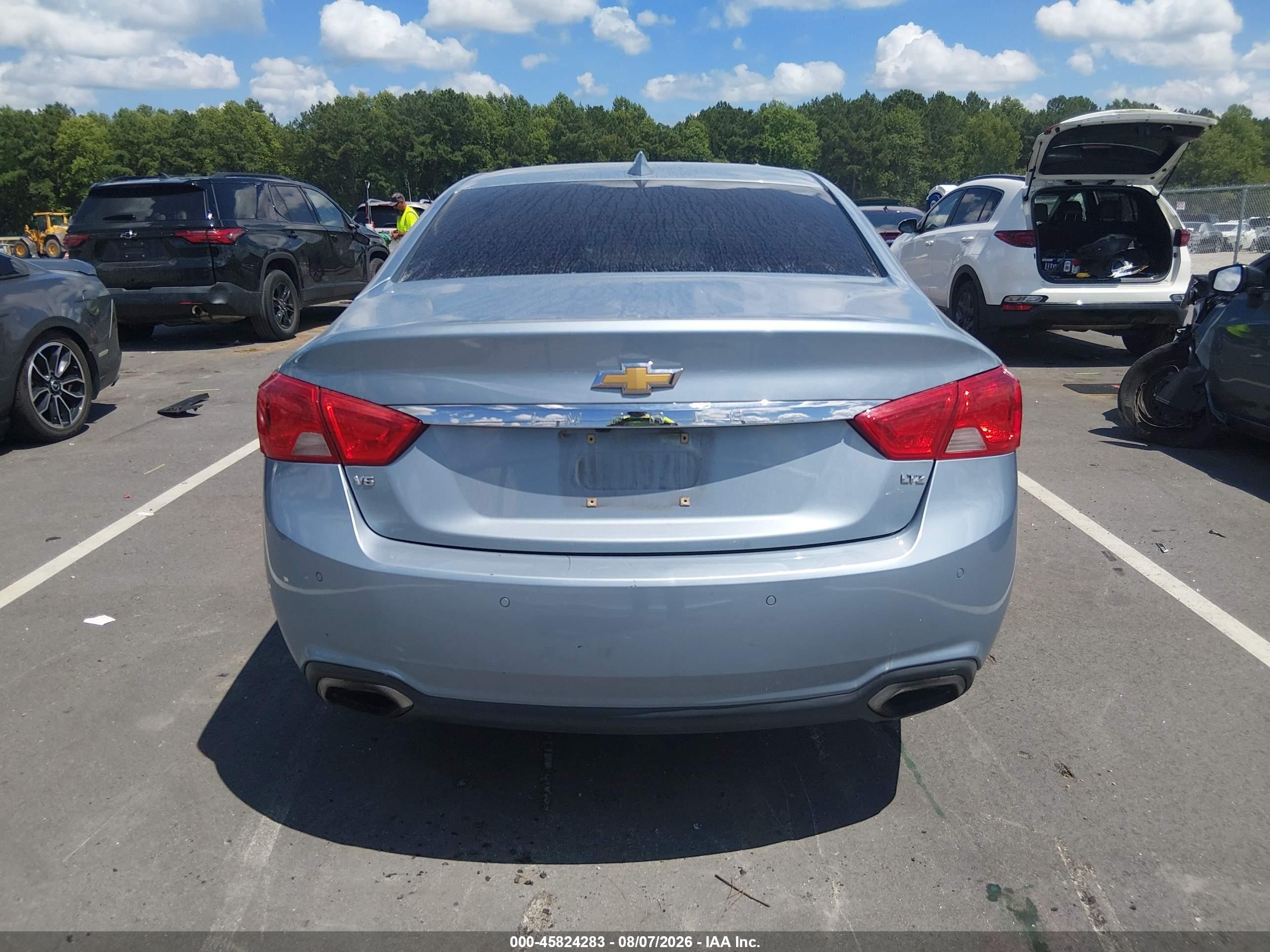 2015 Chevrolet Impala 2lz Blue vin: 1G1165S34FU138819