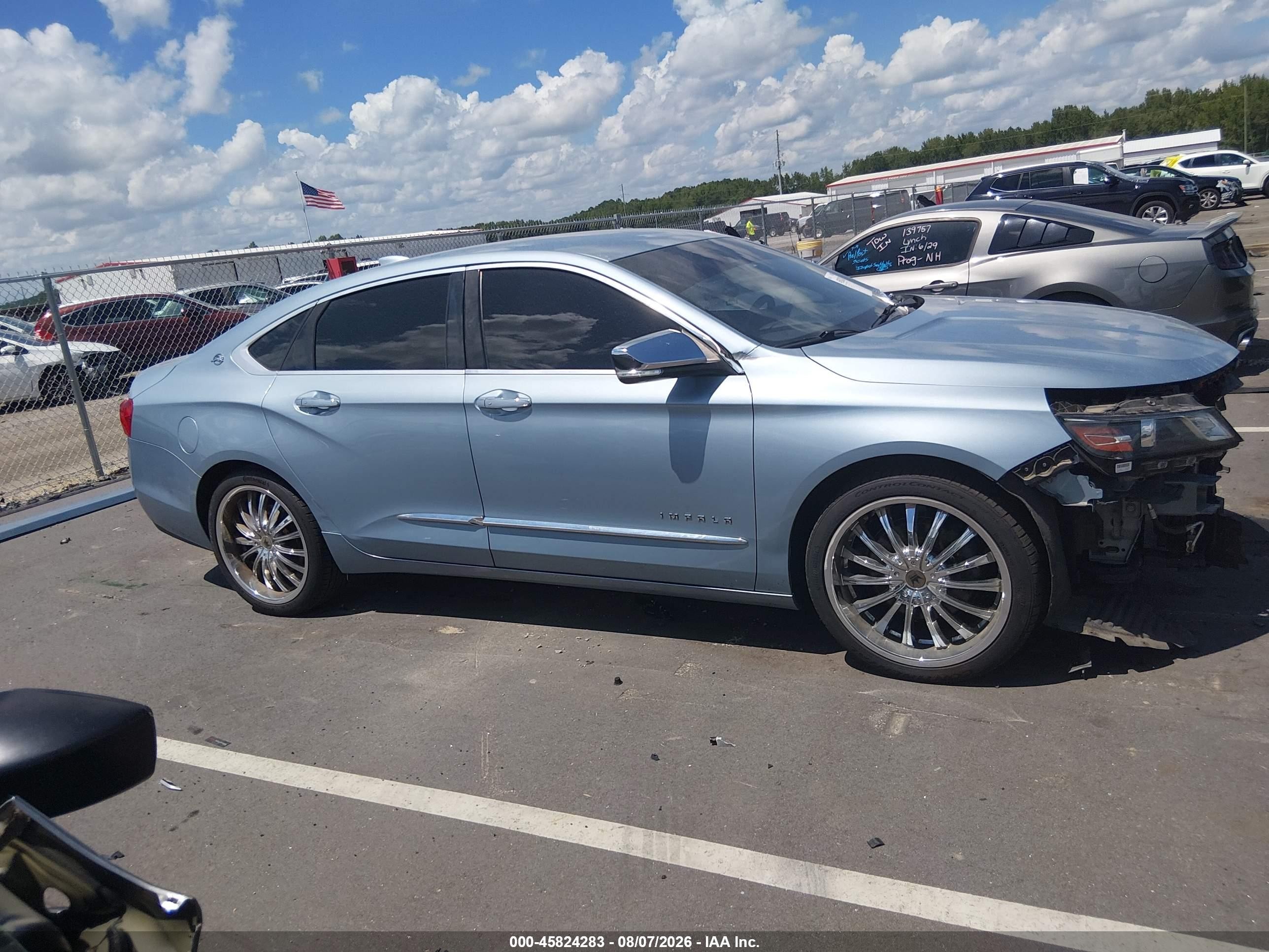2015 Chevrolet Impala 2lz Blue vin: 1G1165S34FU138819