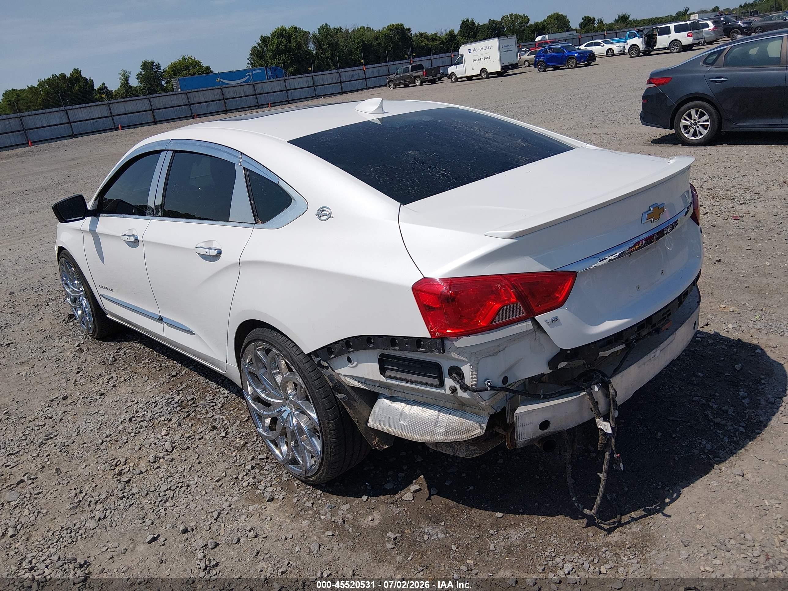 2015 Chevrolet Impala 2lz White vin: 1G1165S35FU116814