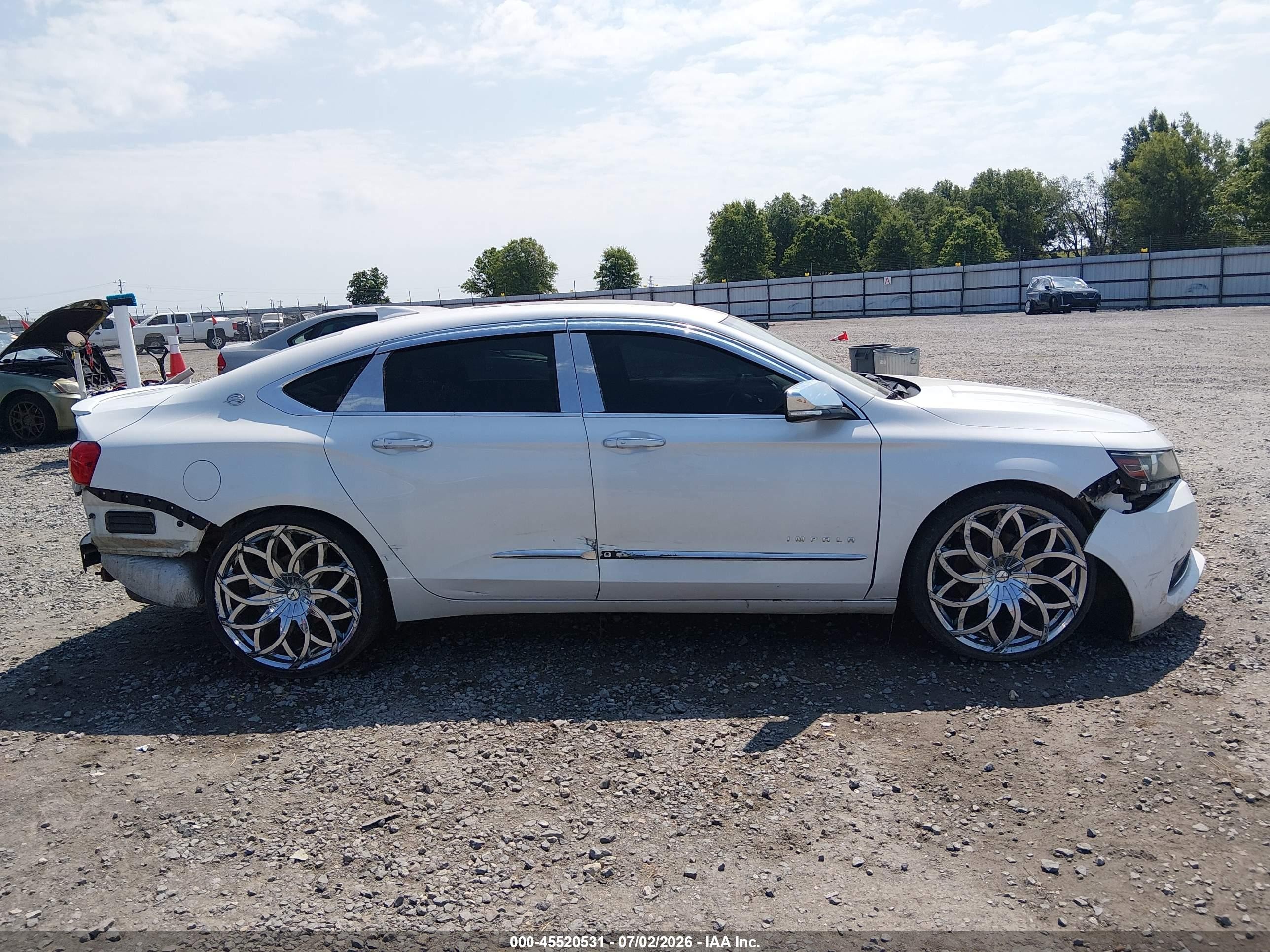 2015 Chevrolet Impala 2lz White vin: 1G1165S35FU116814
