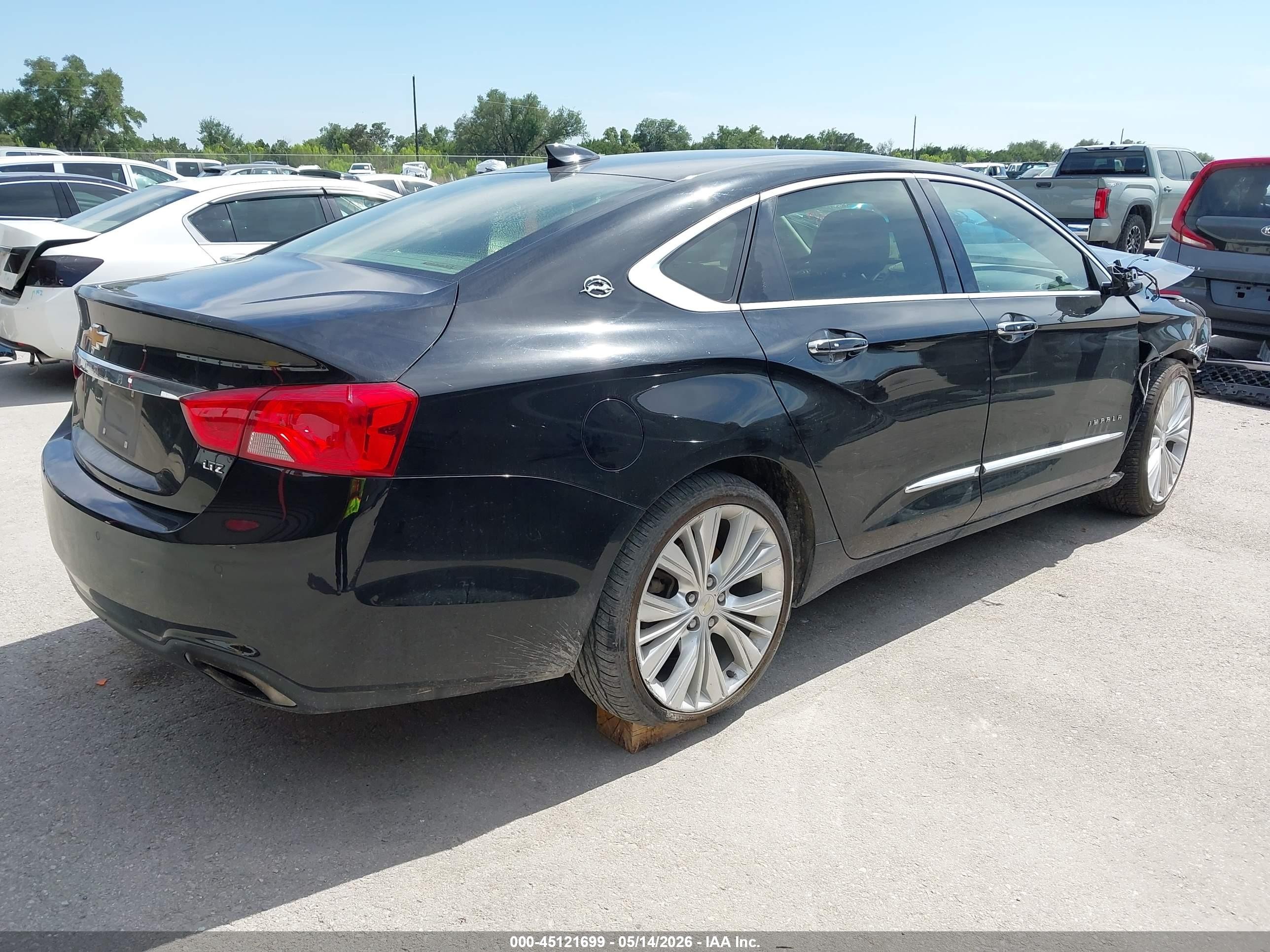 2015 Chevrolet Impala 2lz Черный vin: 1G1165S35FU130325