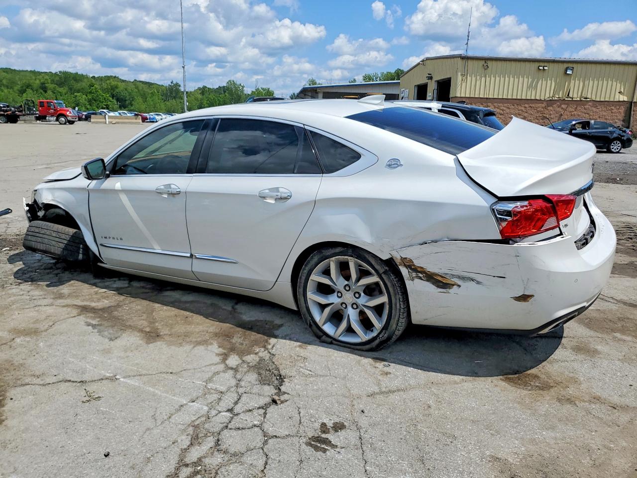 2015 Chevrolet Impala Ltz White vin: 1G1165S35FU134326