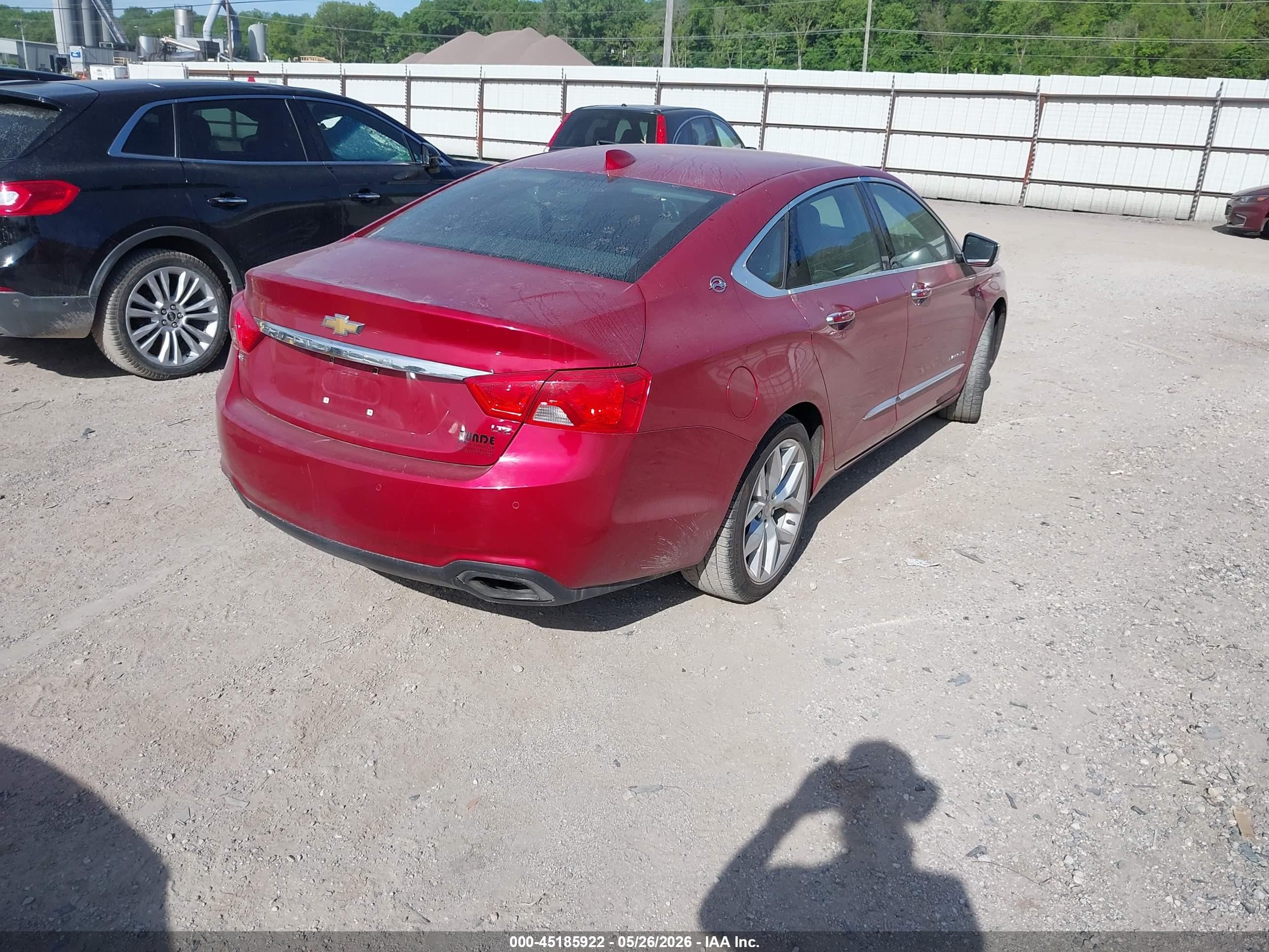 2015 Chevrolet Impala 2lz Maroon vin: 1G1165S36FU114537
