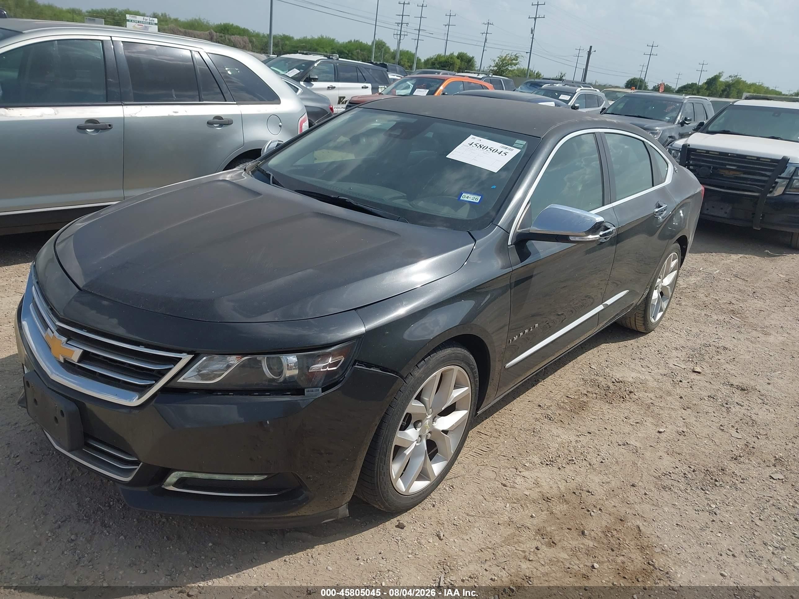 2015 Chevrolet Impala 2lz Black vin: 1G1165S36FU145156