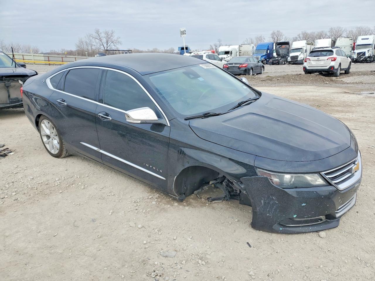 2015 Chevrolet Impala Ltz Black vin: 1G1165S37FU117916