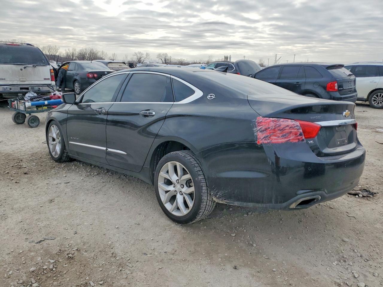 2015 Chevrolet Impala Ltz Black vin: 1G1165S37FU117916