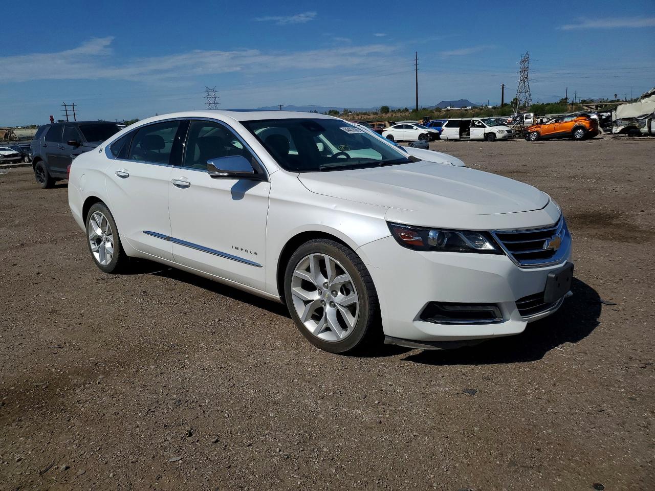 2015 Chevrolet Impala Ltz White vin: 1G1165S37FU120590