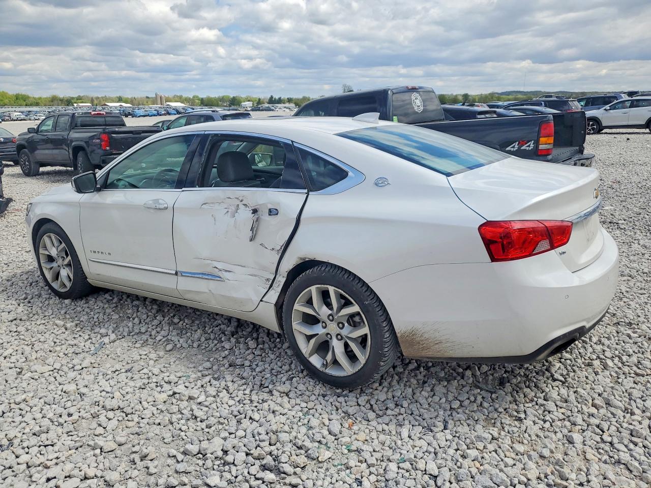 2015 Chevrolet Impala Ltz White vin: 1G1165S37FU122811