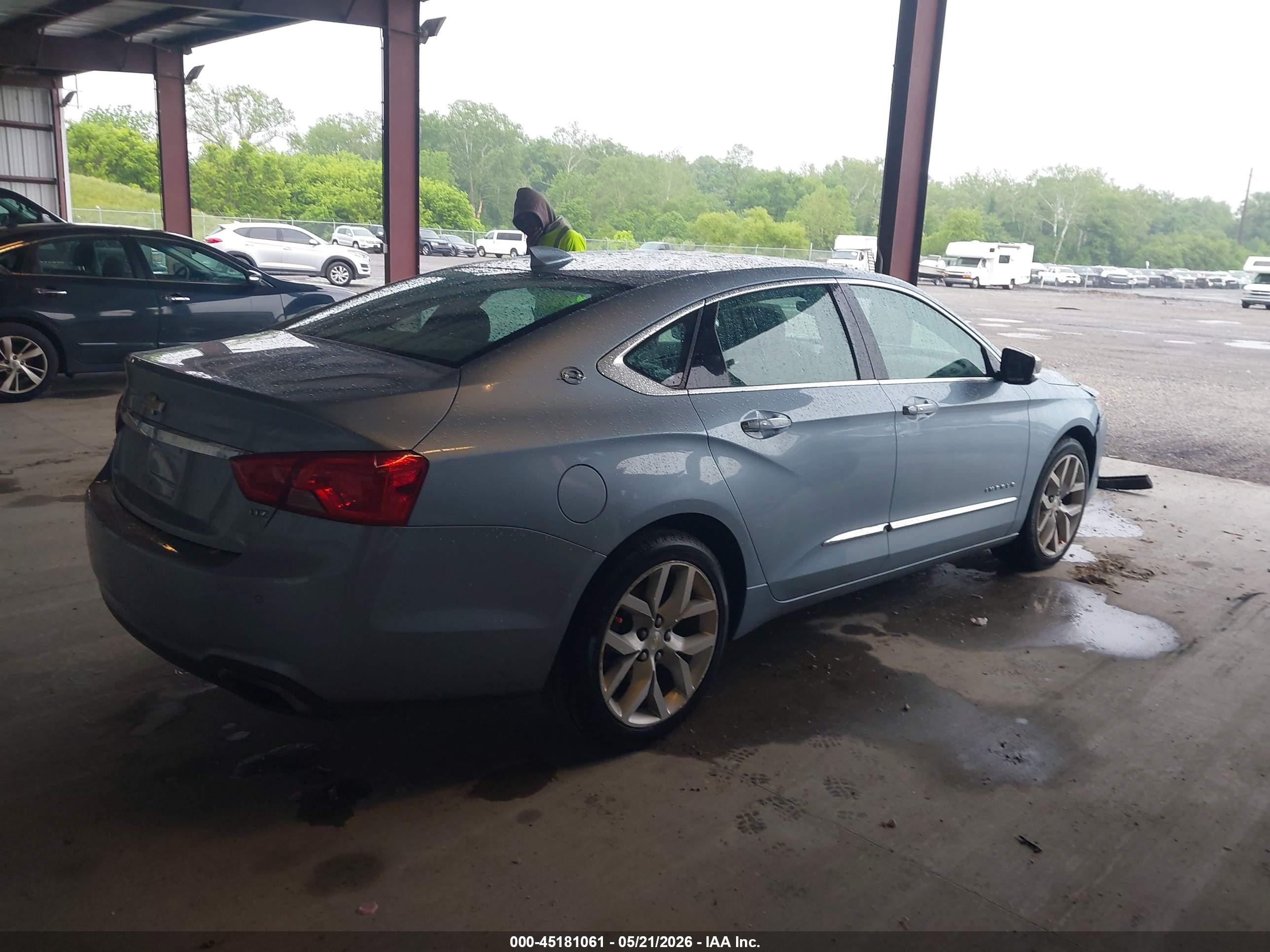 2015 Chevrolet Impala 2lz Blue vin: 1G1165S38FU108688