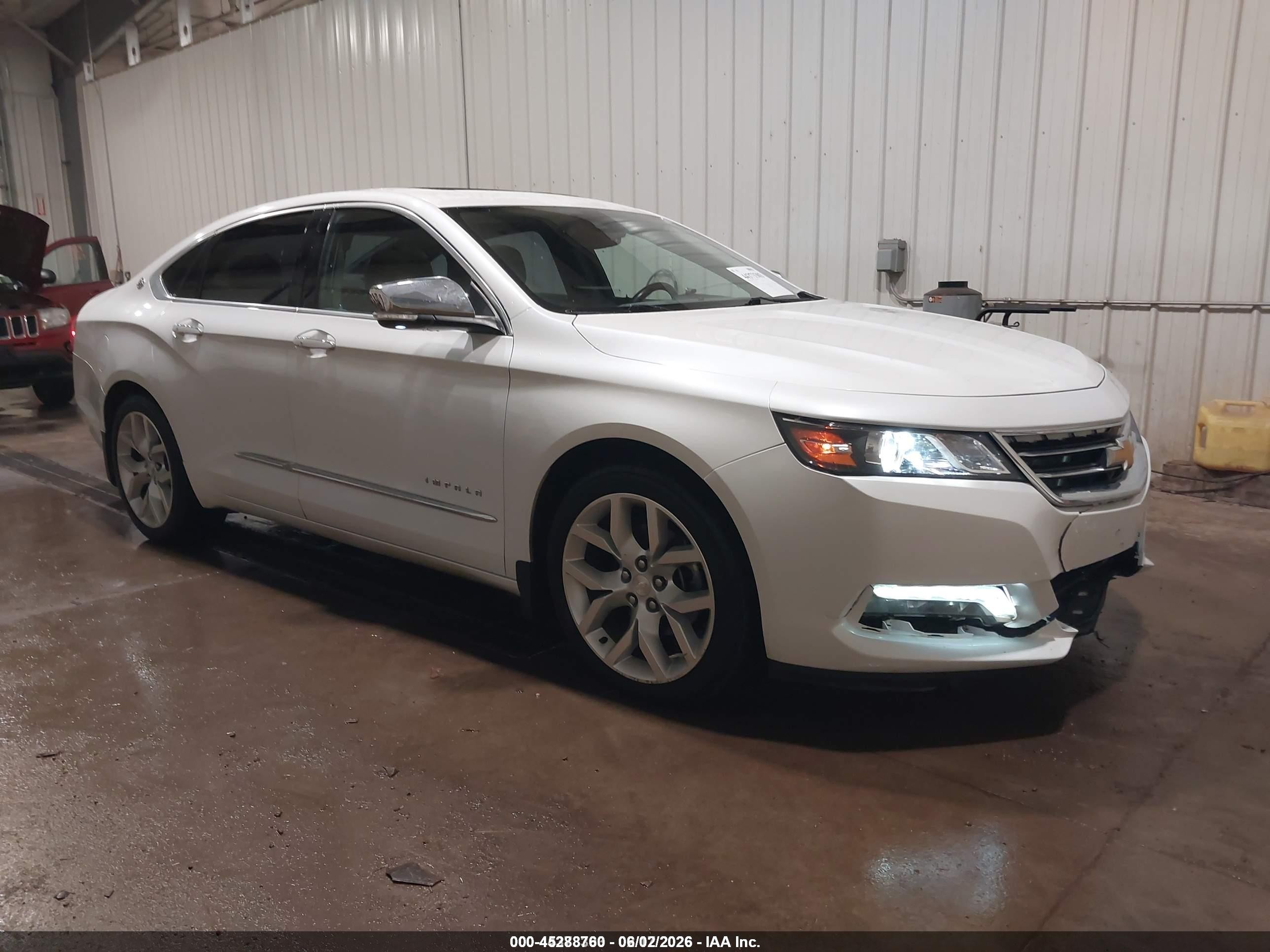2015 Chevrolet Impala 2lz White vin: 1G1165S38FU128150