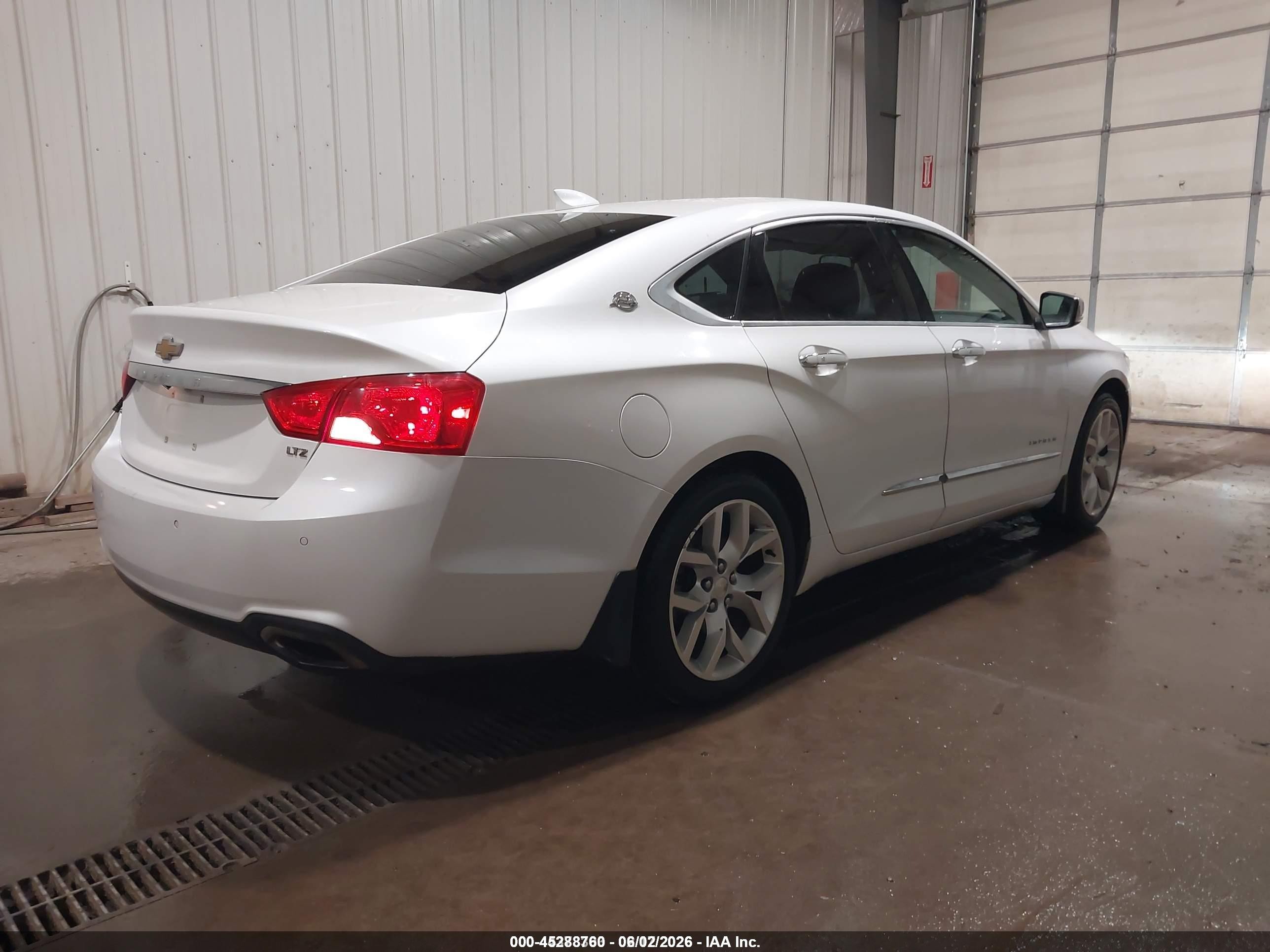2015 Chevrolet Impala 2lz White vin: 1G1165S38FU128150
