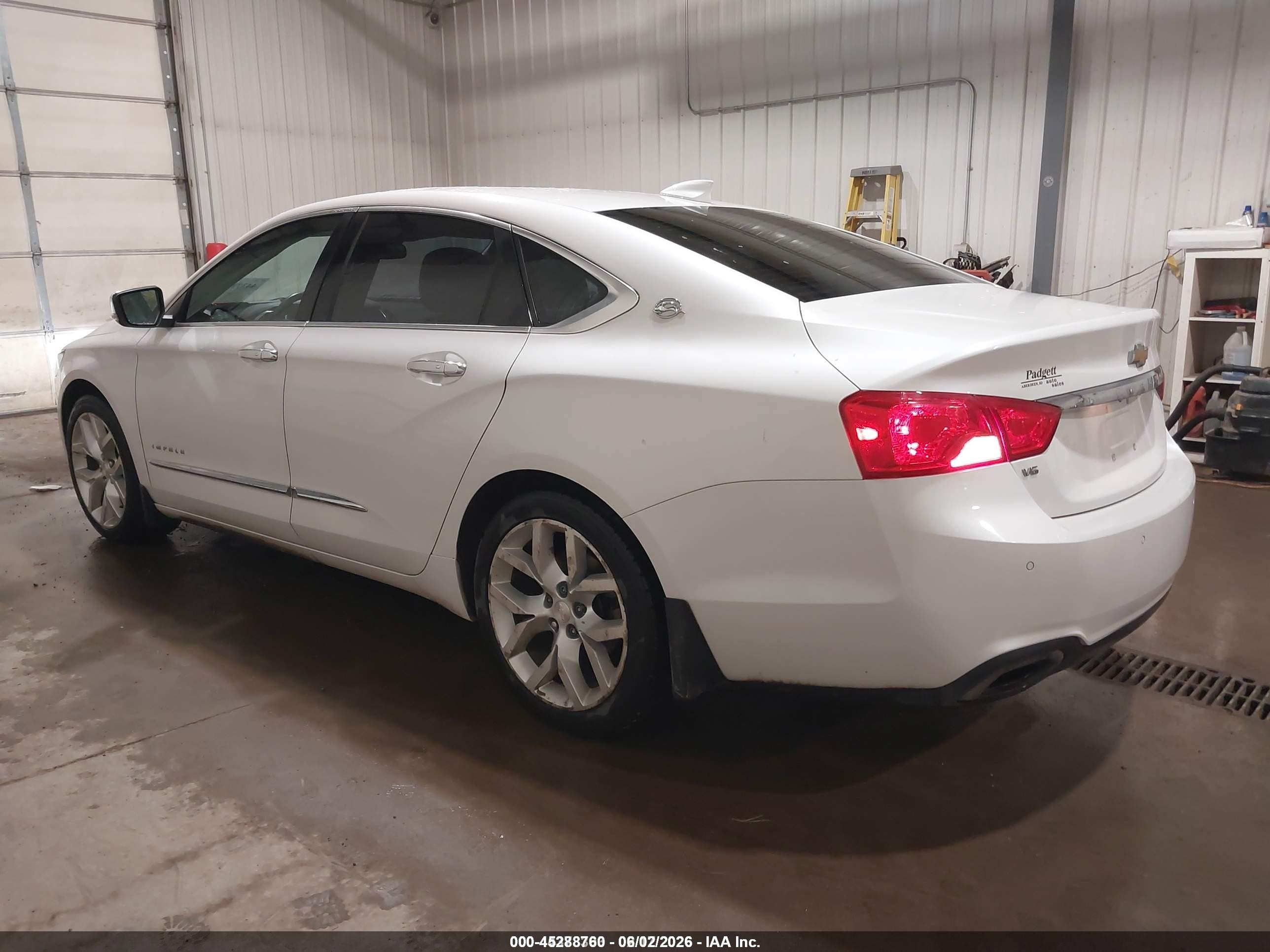 2015 Chevrolet Impala 2lz White vin: 1G1165S38FU128150