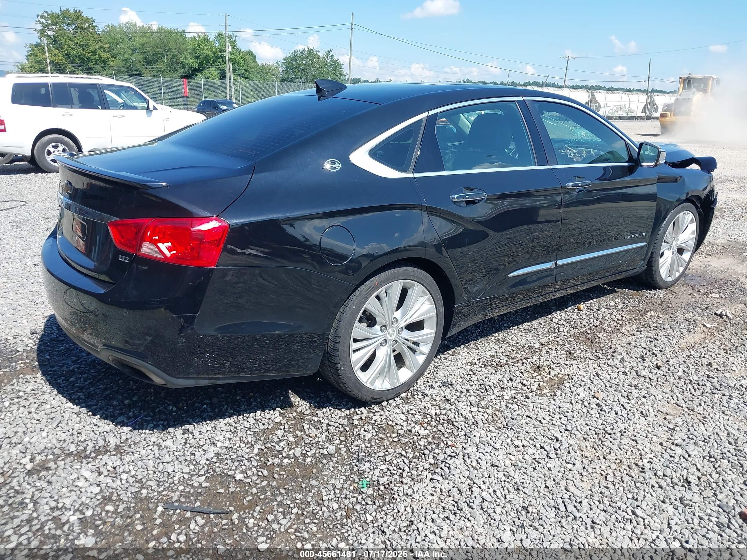 2015 Chevrolet Impala 2lz Черный vin: 1G1165S3XFU129610