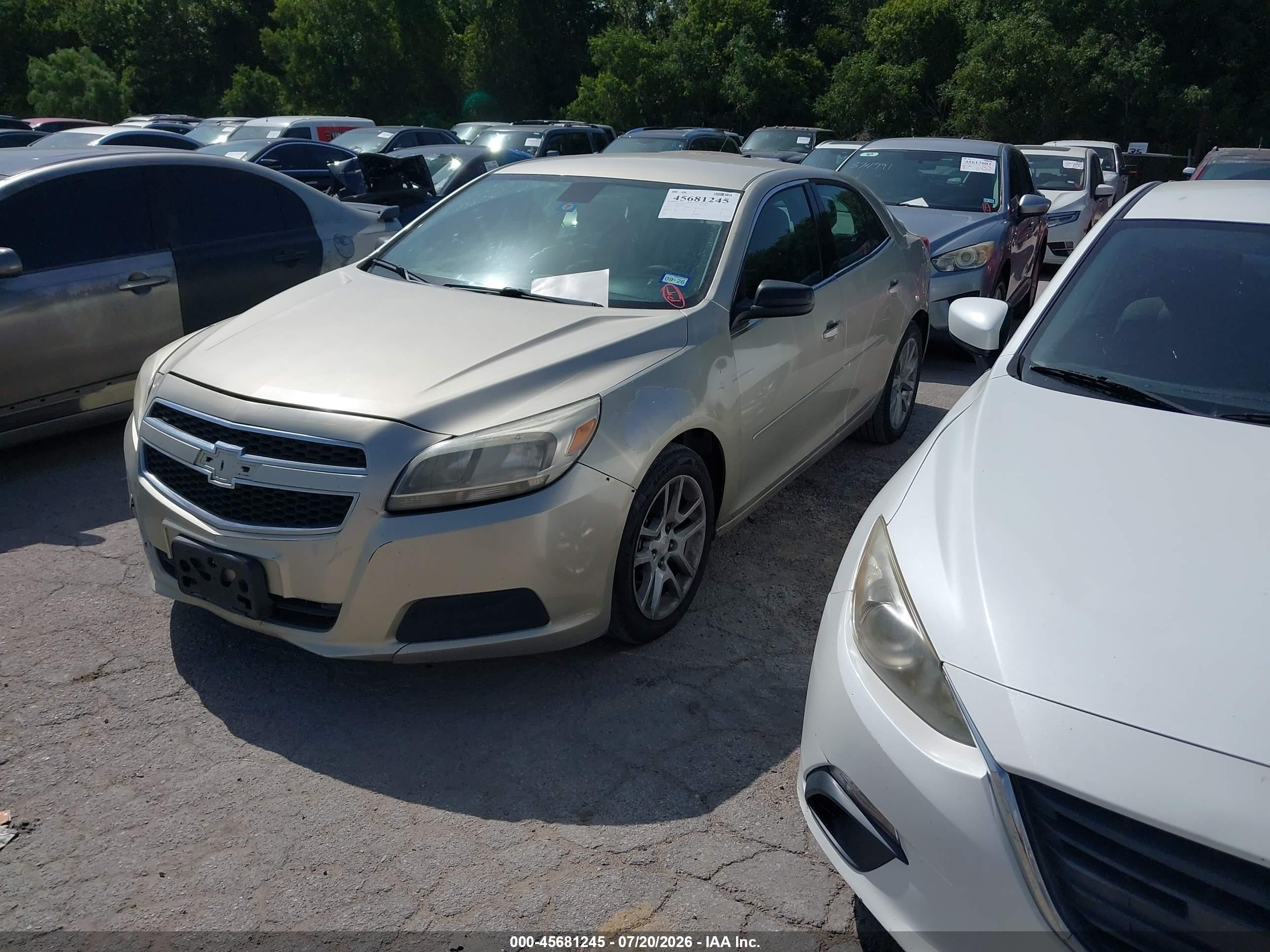 2013 Chevrolet Malibu 1fl Dark Brown vin: 1G11A5SA0DF316532