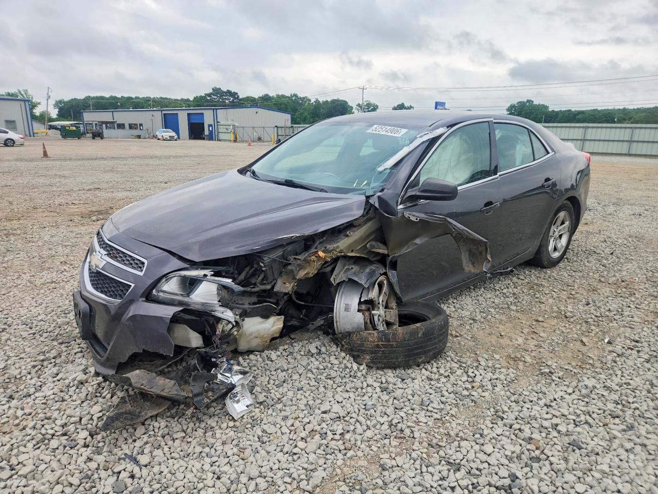 2013 Chevrolet Malibu Ls Charcoal vin: 1G11A5SA1DF203012