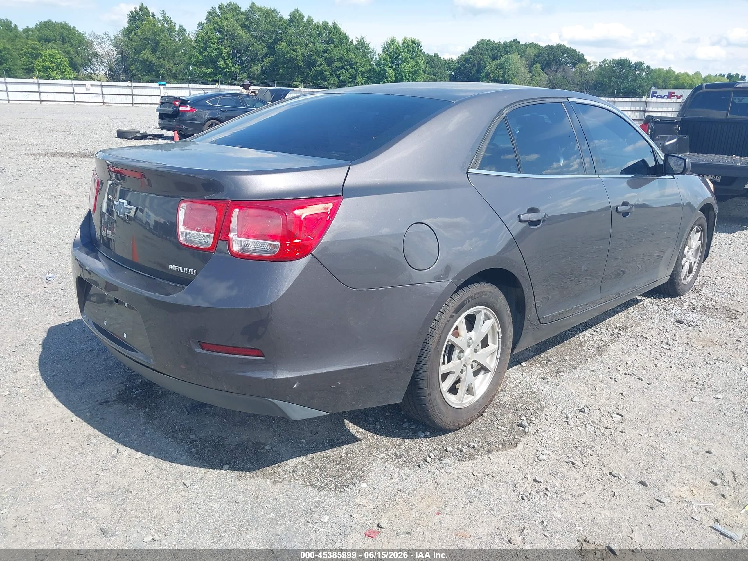 2013 Chevrolet Malibu 1fl Gray vin: 1G11A5SA2DF334529